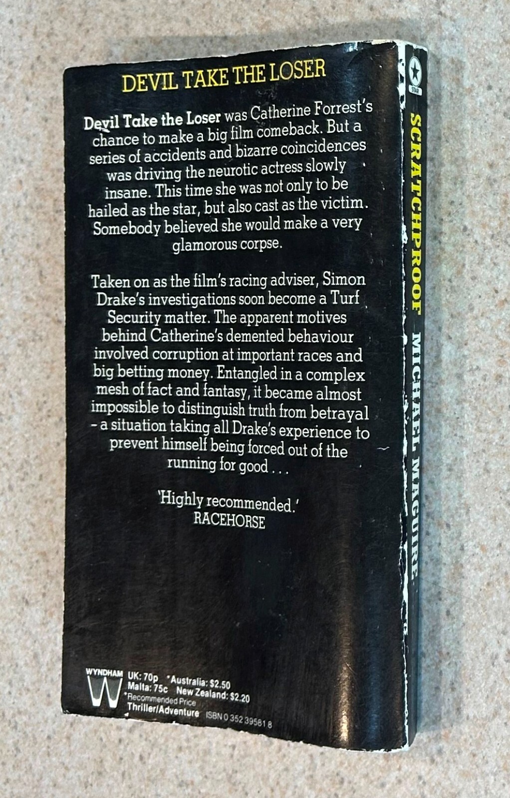 Michael MAGUIRE — Scratchproof (1976 Star UK) — Vintage Mystery PB