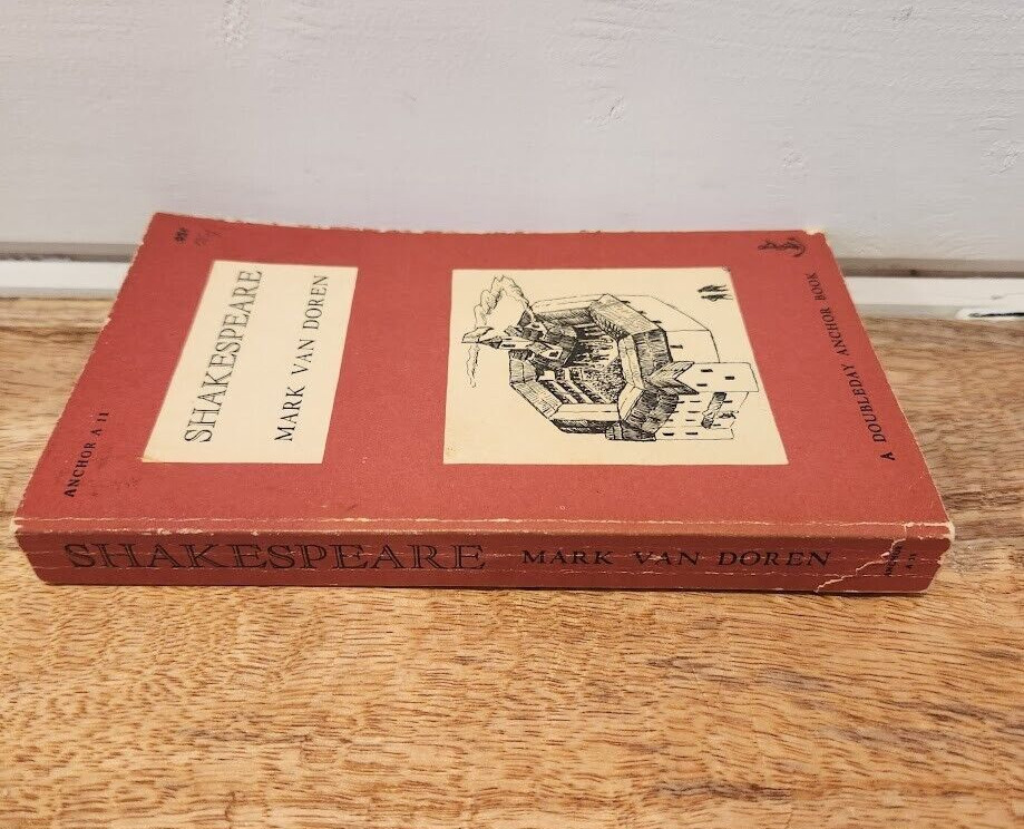 Shakespeare Mark Van Doren Paperback Book Doubleday Anchor – 1953