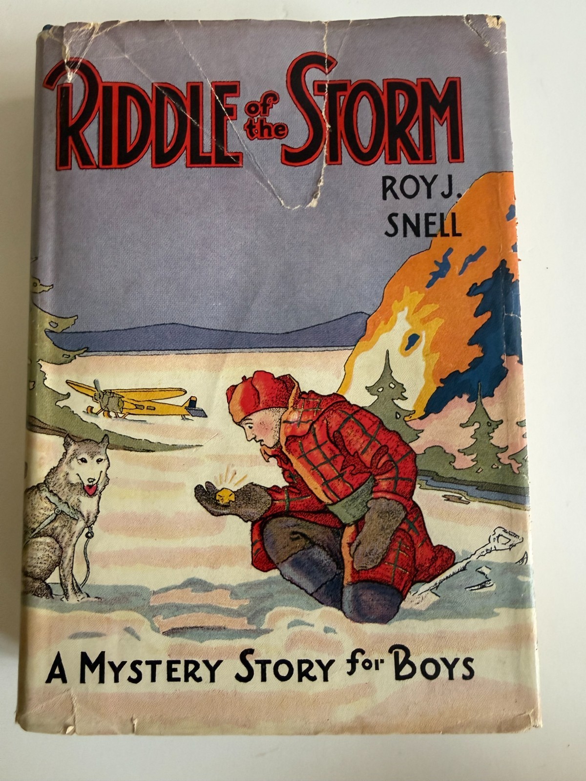 Riddle of The Storm, by Roy J. Snell – 1932 – 1st Ed, Later Printing HC Book DJ