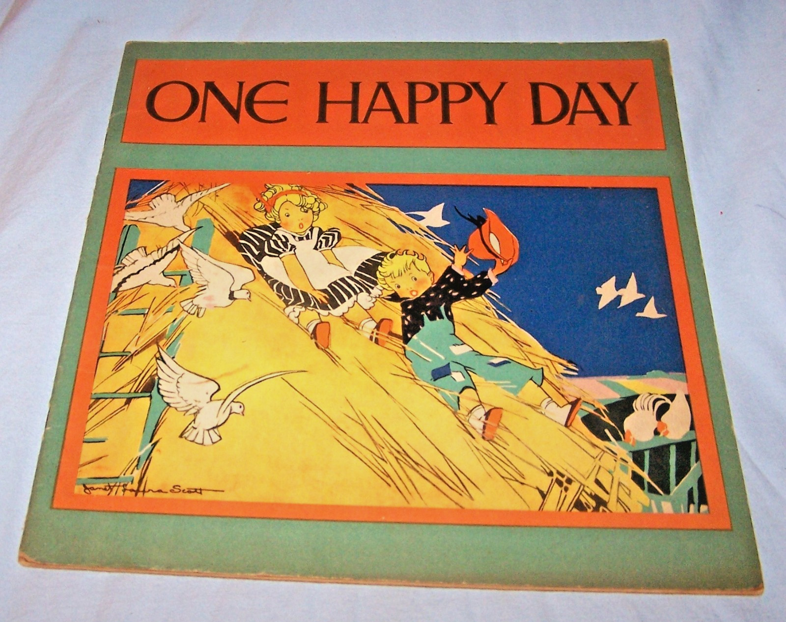 One Happy Day PB-1939-Marceline Dauzet w/Pictures by Janet Laura Scott