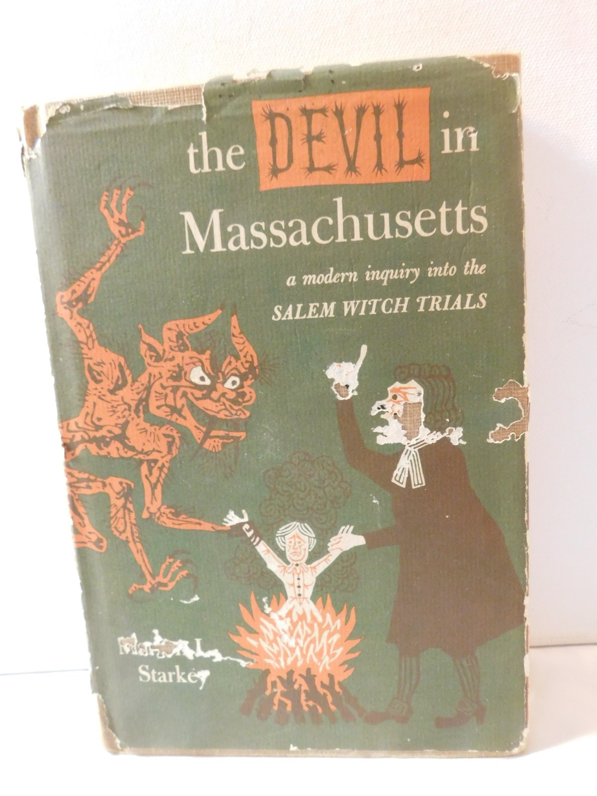 The Devil in Massachusetts Marion L. Starkey Salem Witch Trials 1950 HC 1st Ed.