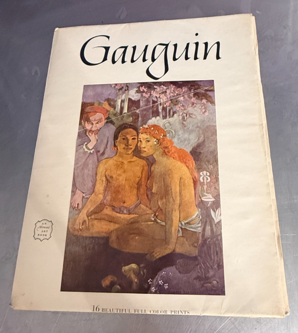 Vintage Gauguin: An Abrams Art Book 16 Full Color Prints Complete Set 1954