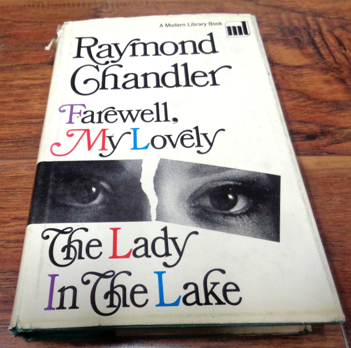RAYMOND CHANDLER FAREWELL MY LOVELY LADY IN LAKE (HC DJ 1967 MODERN LIB) VTG