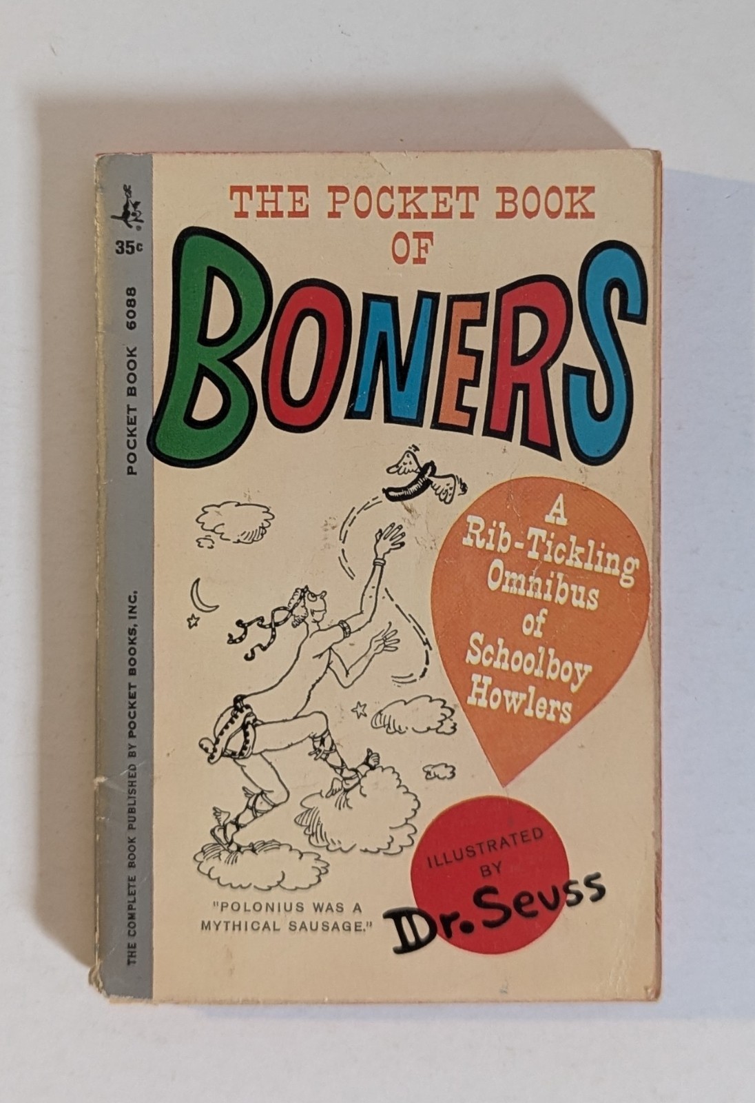 Dr. Seuss Pocket Book of Boners first printing PB – Acceptable