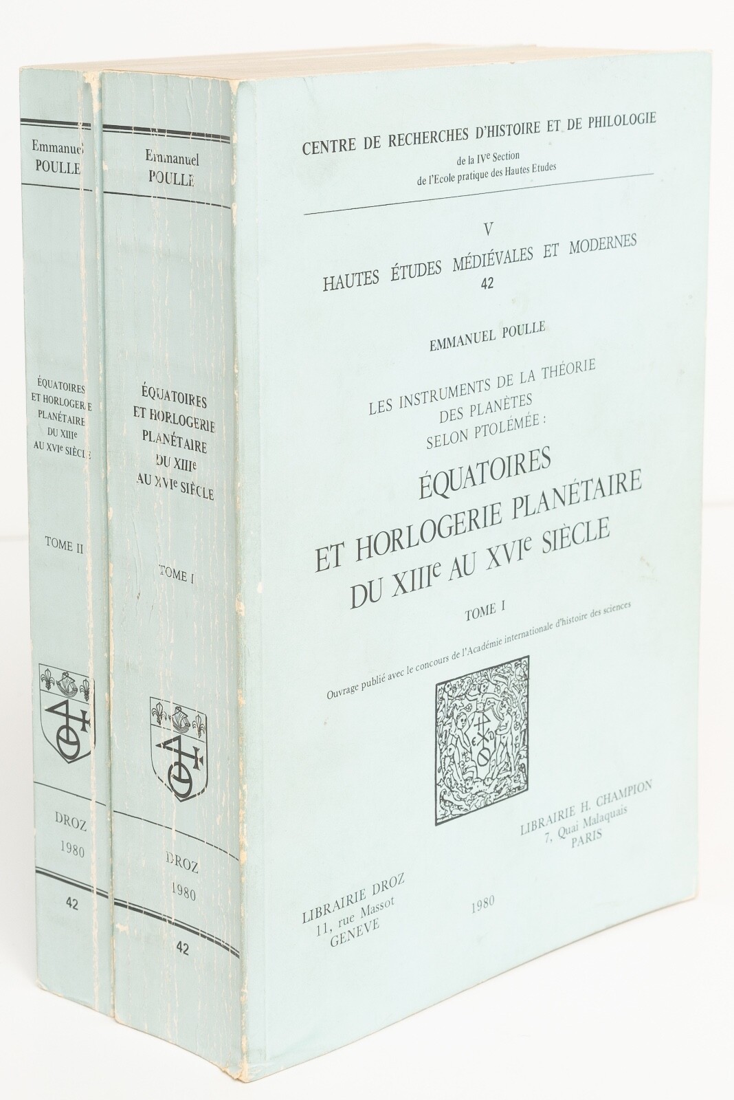 LES INSTRUMENTS DE LA THEORIE DES PLANETES SELON PTOLEMEE – Emmanuel Poulle