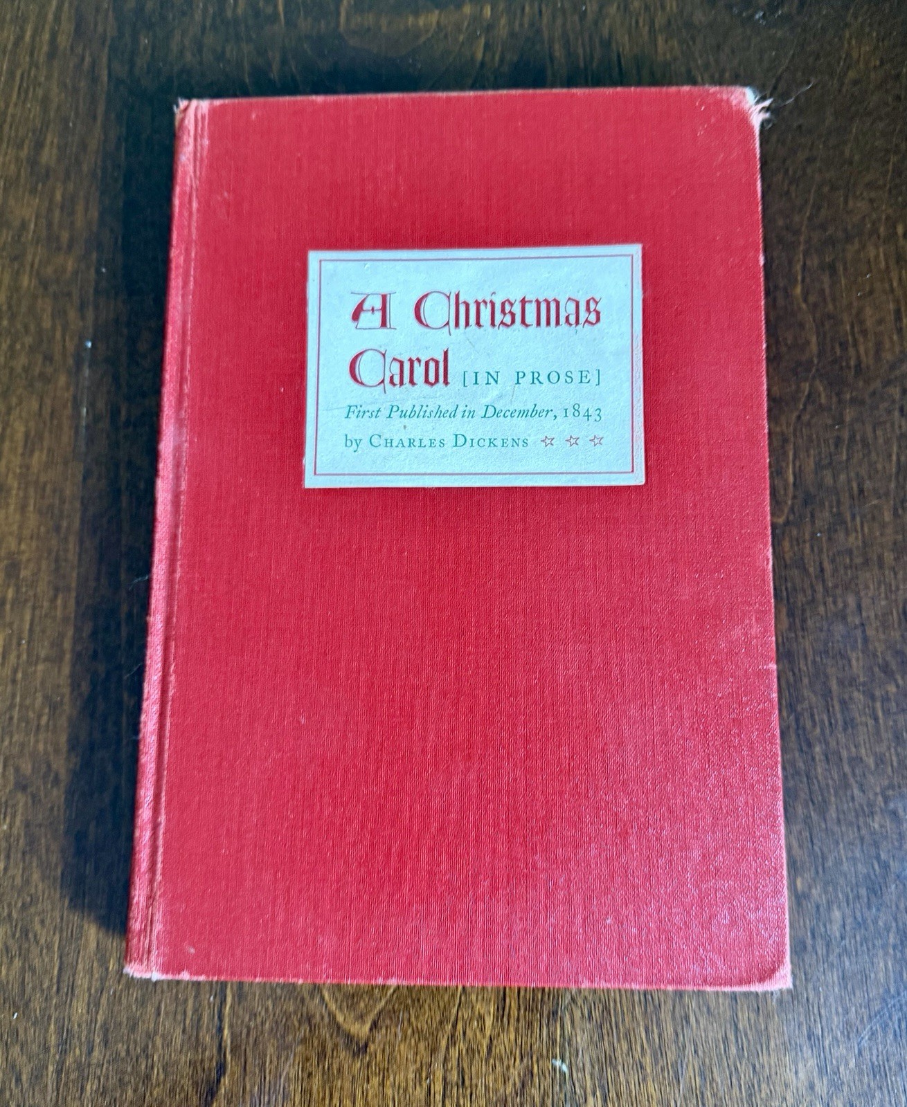 Charles Dickens A Christmas Carol 1945 Sams Family Private Printing Illustrated