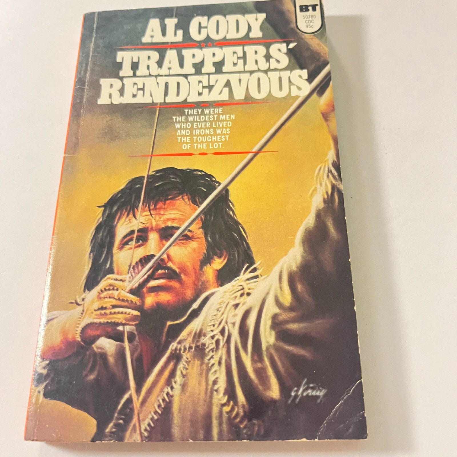 Al Cody Trappers Rendezvous 1975 Vintage Paperback PB Belmont Tower Book