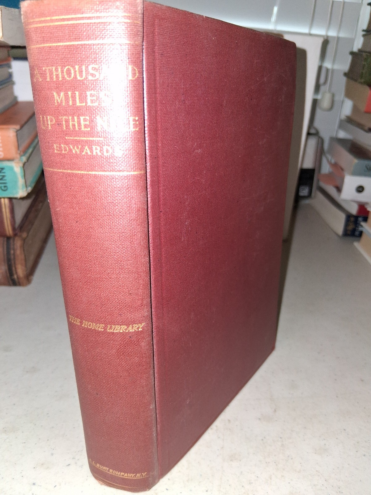 A Thousand Miles Up the Nile book Amelia Edward A.L. Burt 1888? travel adventure