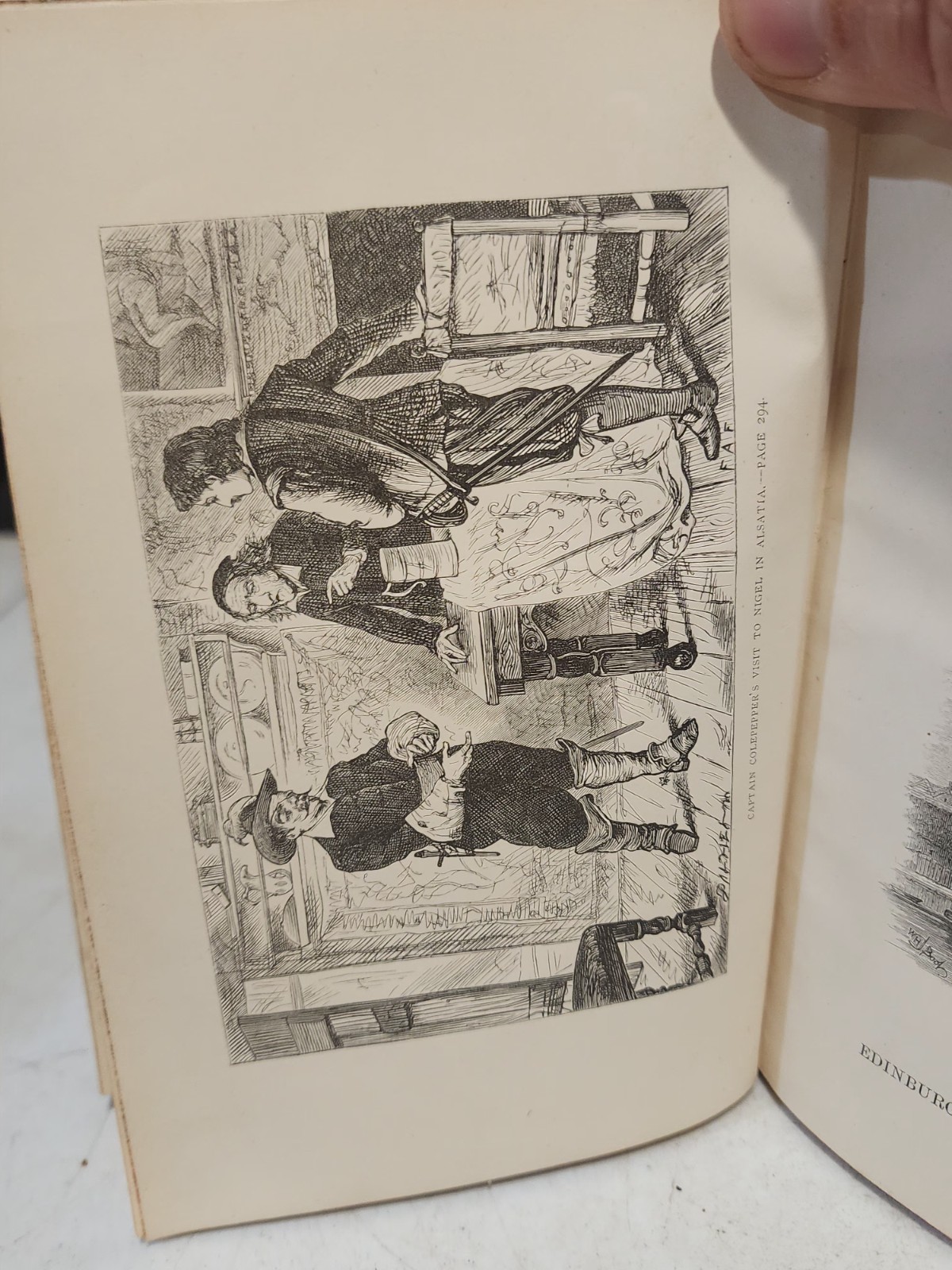 1871 Antique The Fortunes Of Nigel by Sir Walter Scott – WILTON HOUSE BOOKPLATE