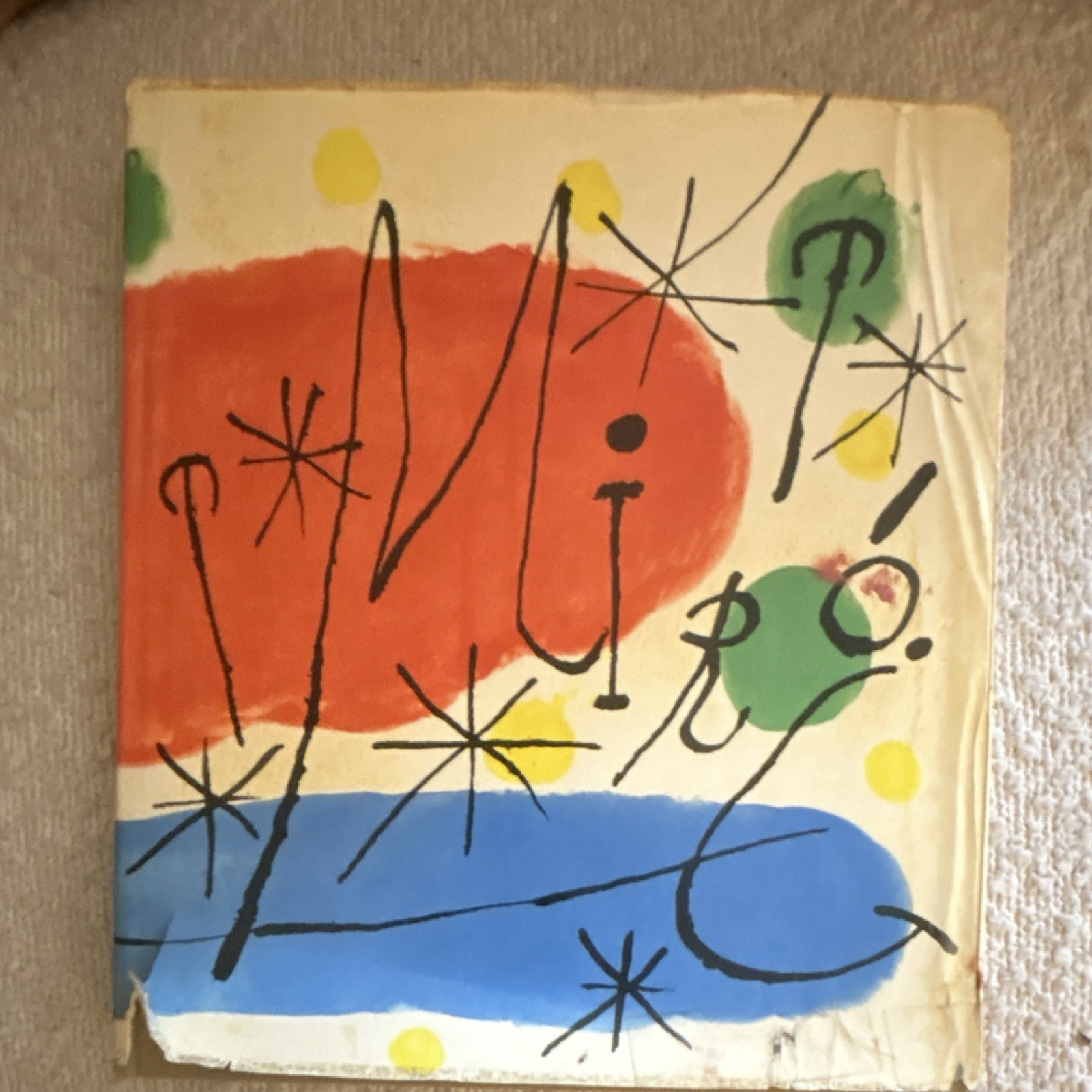 Joan Miró Illustrated Art Monograph by Soby, MoMA 1959 Hardcover w/ Dust Jacket