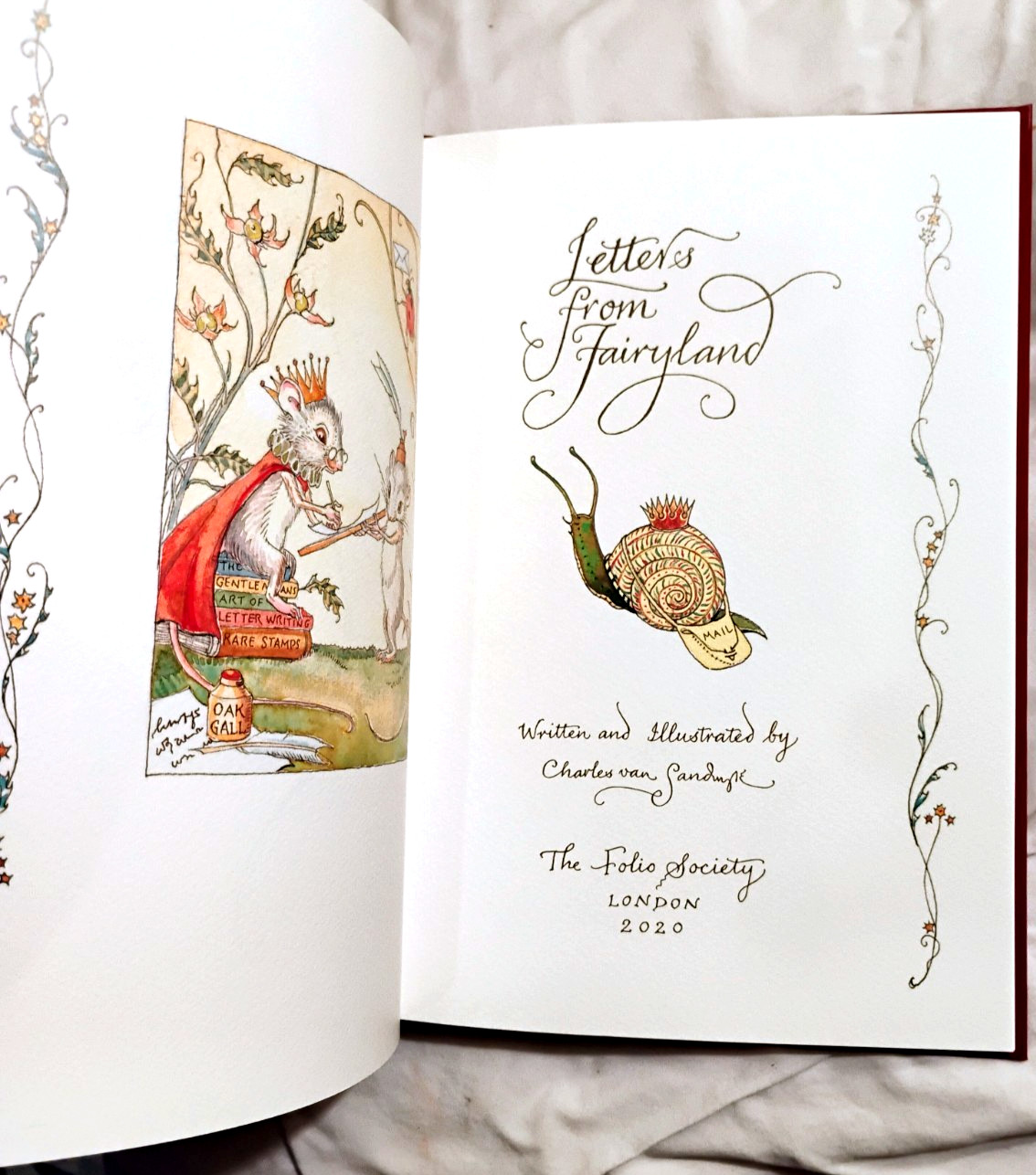 Letters from Fairyland CHARLES VAN SANDWYK Folio Society 2020