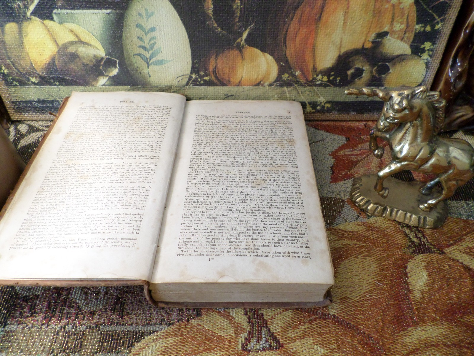 The American First Class Book 1840 John Pierpont Antique Hardcover