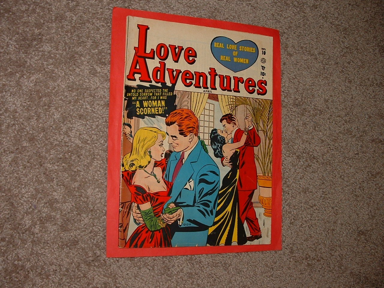 1952 Vintage Atlas Romance Love Adventures 10 Al Hartley Solid VG+ Fast Shipping