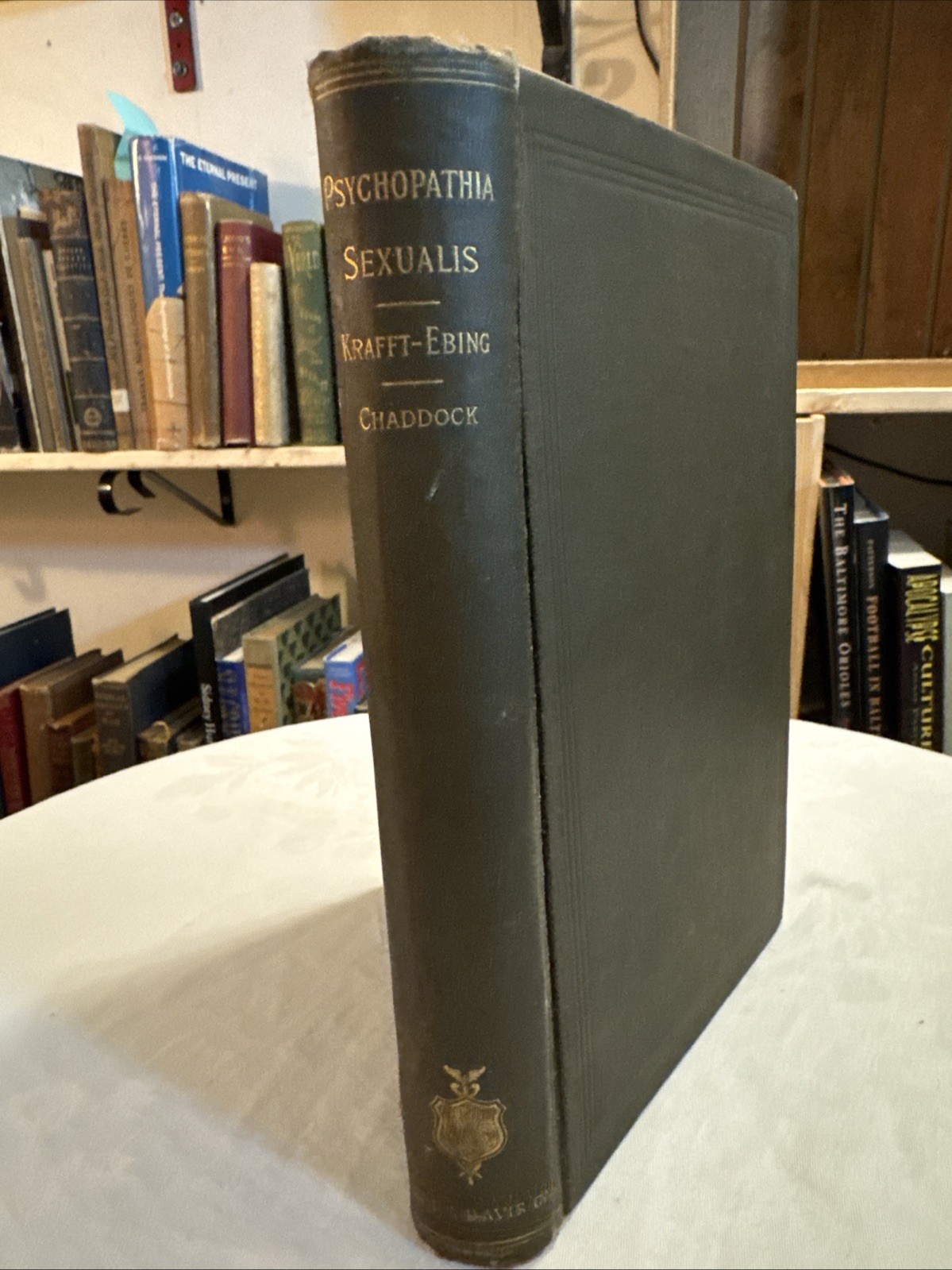 1893 PSYCHOPATHIA SEXUALIS 1st English Ed Krafft-Ebing Sadism Masochism Terms