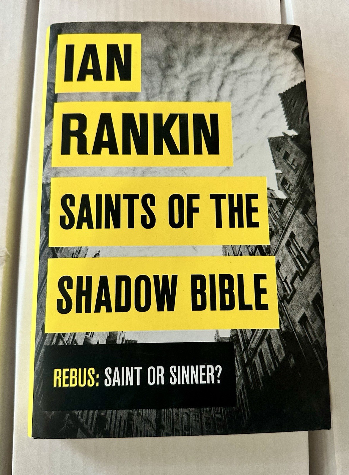 Ian Rankin* Signed* Saints of the Shadow Bible 1st UK edition