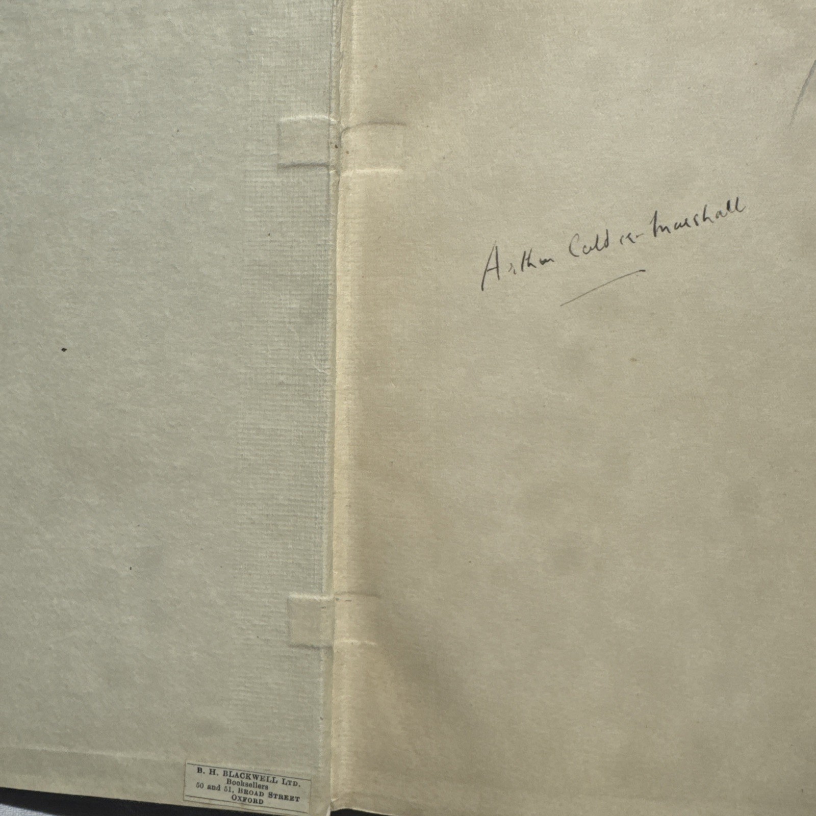 About Levy A Calder-Marshall 1st HB Ed Blair Hughes-Stanton Frontispiece