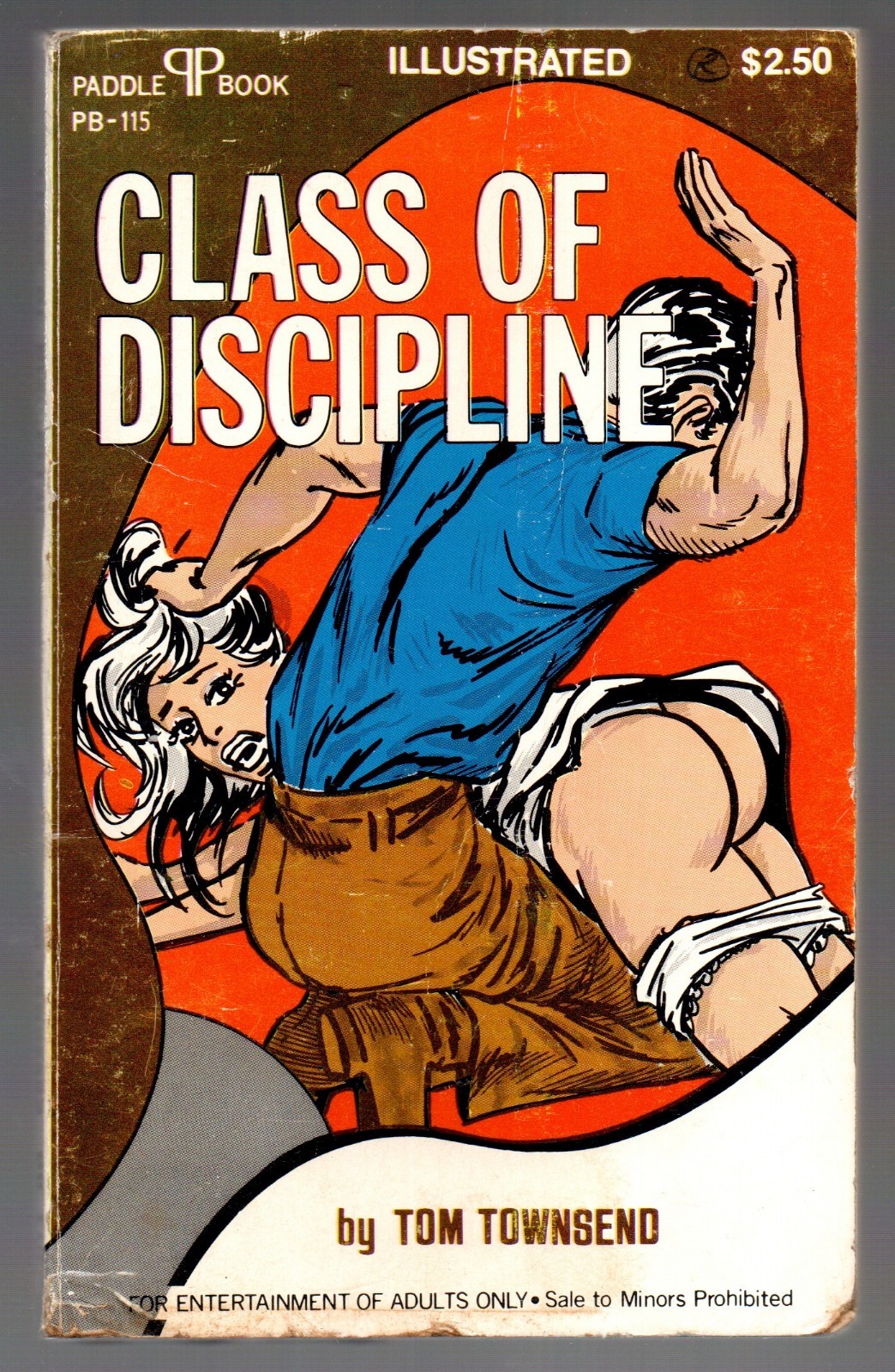 Class of Discipline 1972 Bondage B&D S&M Paddle Books Smut Spanking Sleaze