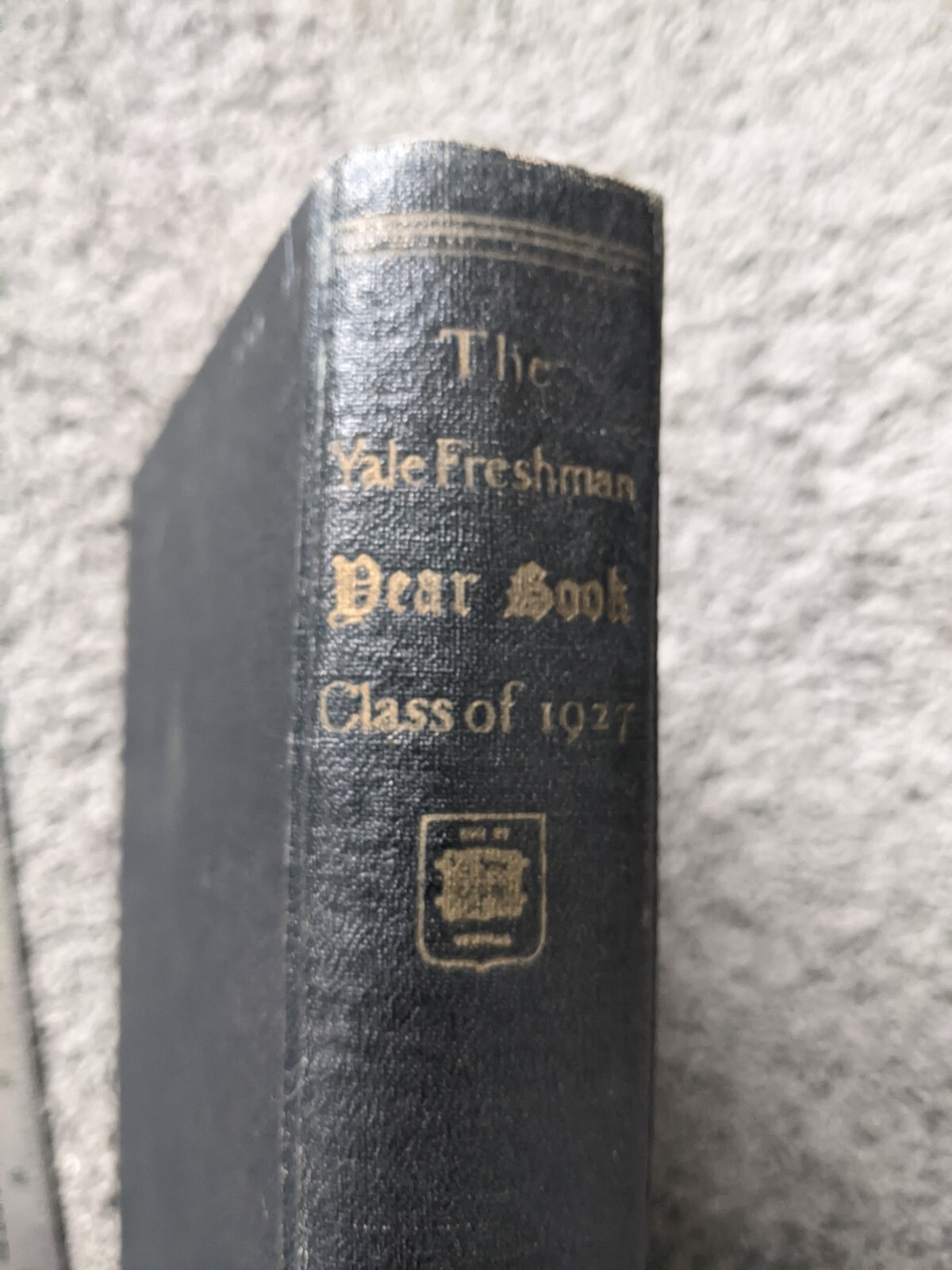 ANTIQUE 1927 YALE UNIVERSITY FRESHMAN YEAR BOOK NEW HAVEN CONNECTICUT W/PORTRAIT