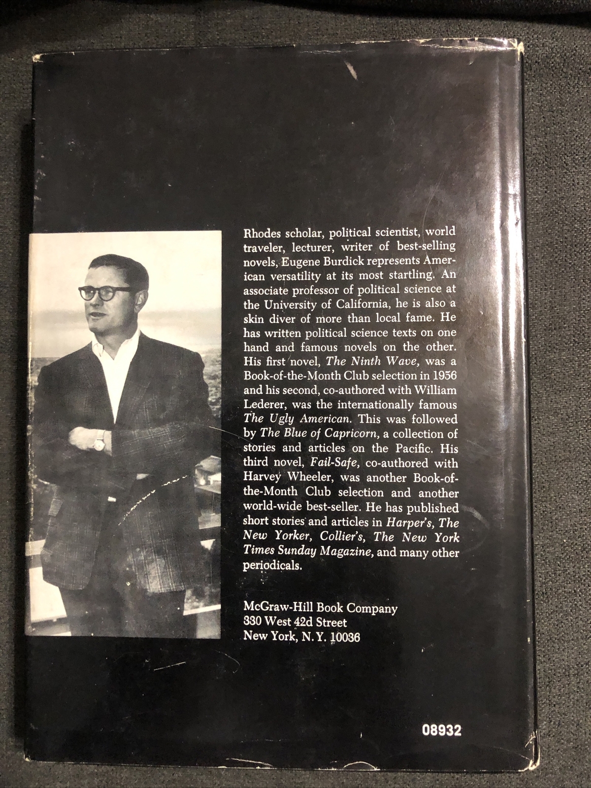 The 480 A Novel Of Politics By Eugene Burdick 1964 Vintage Hardcover Good