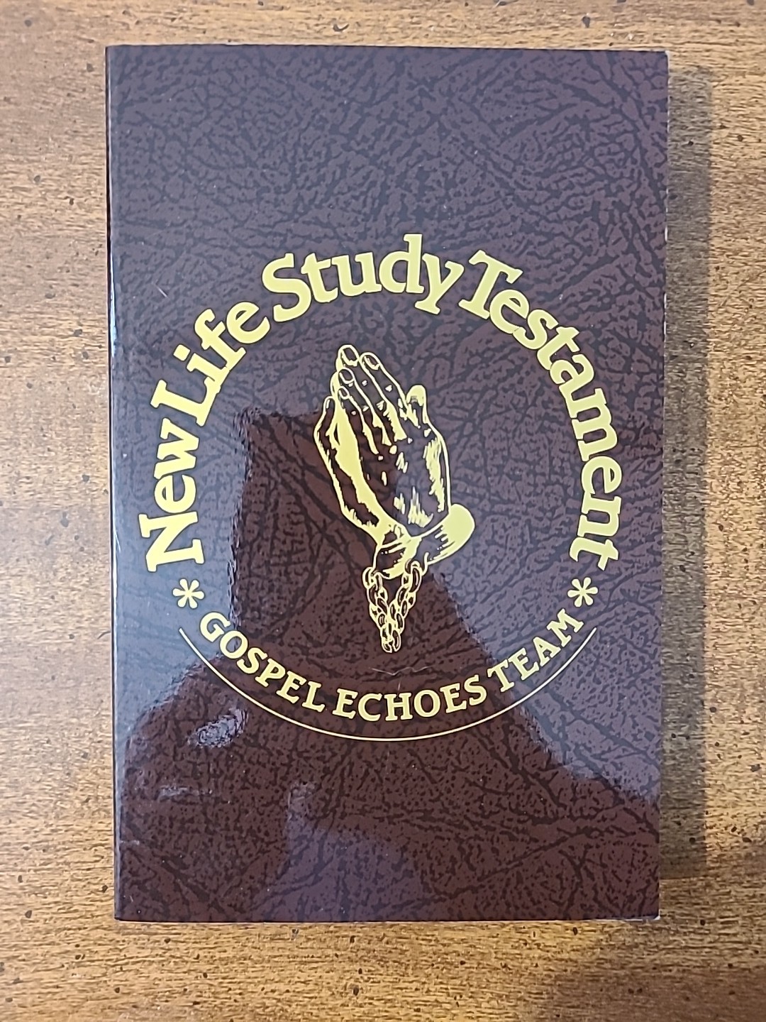 New Life Study Testament Gospel Echoes Team Like New Softcover 1986