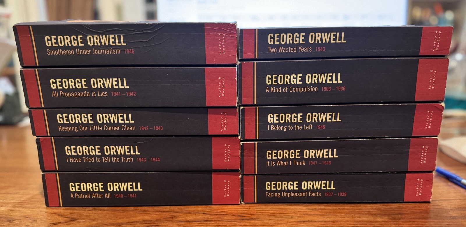 The Complete Works of George Orwell: Volumes 10-19