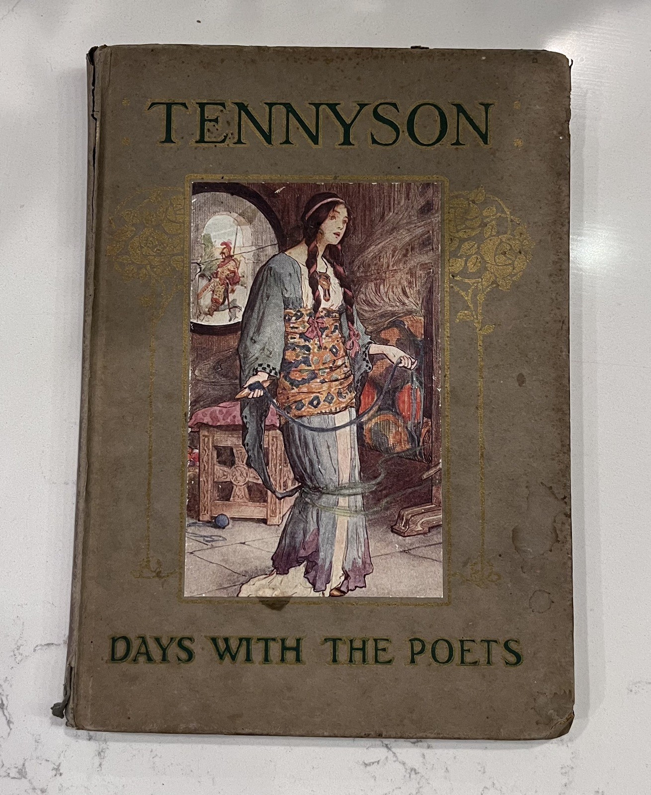Tennyson Days With The Poets – c1900s Hodder Stoughton Hardcover