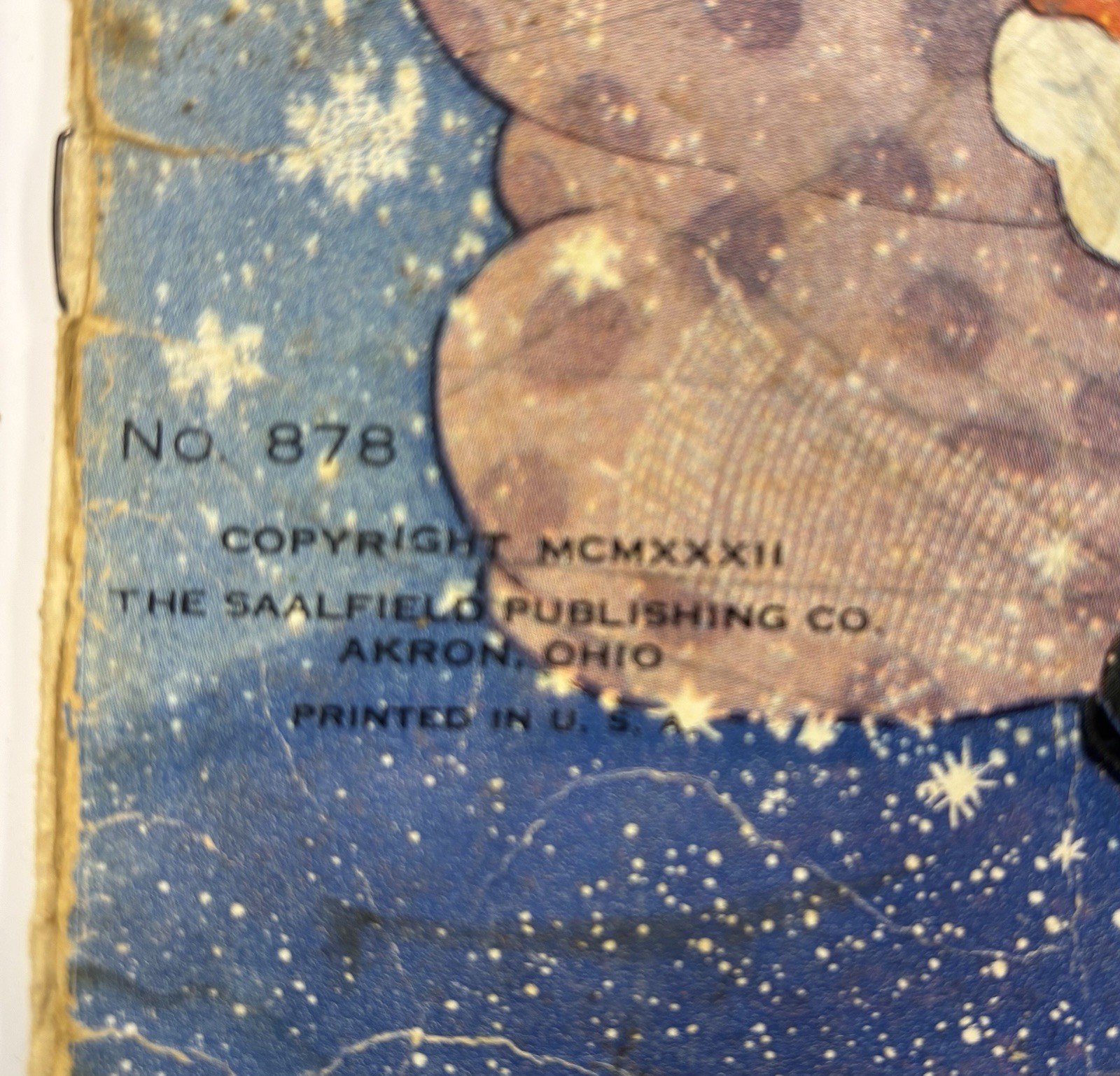 The Night Before Christmas – Saalfield – Fern Bisel Peat – Vintage 1932 Folio