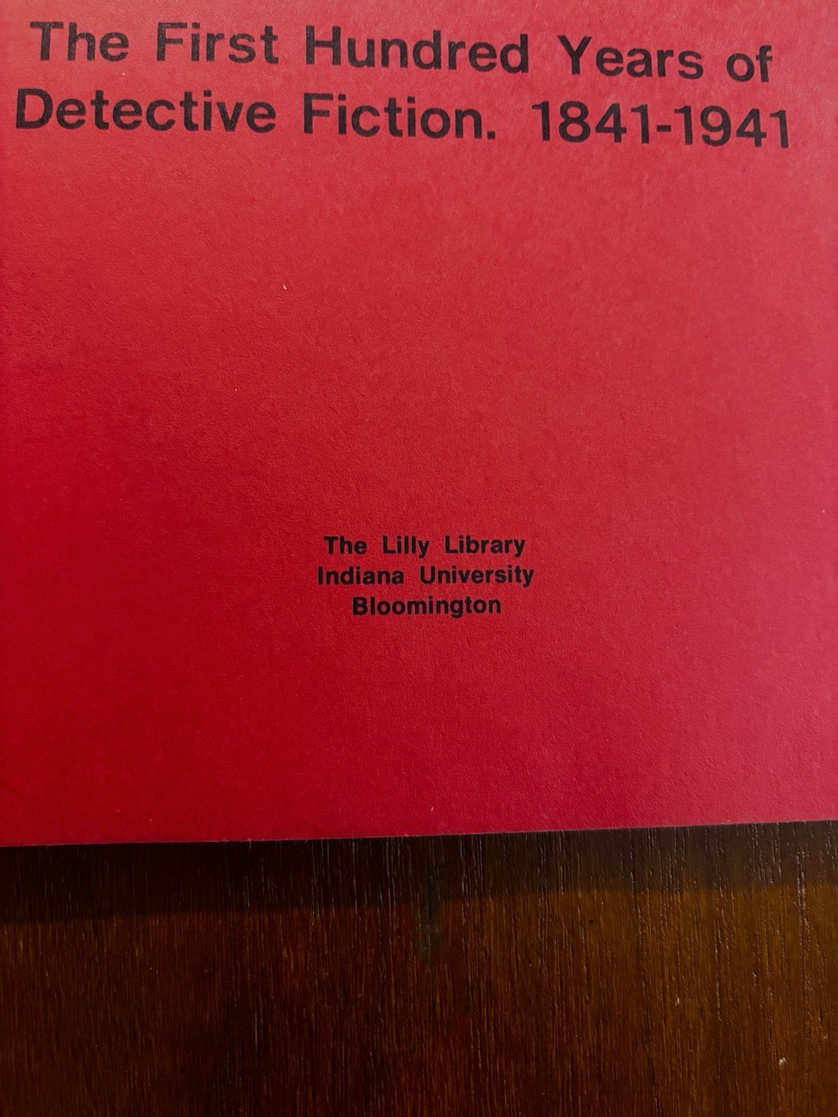 RARE Bibliography Reference First Hundred Years of Detective Fiction 1973