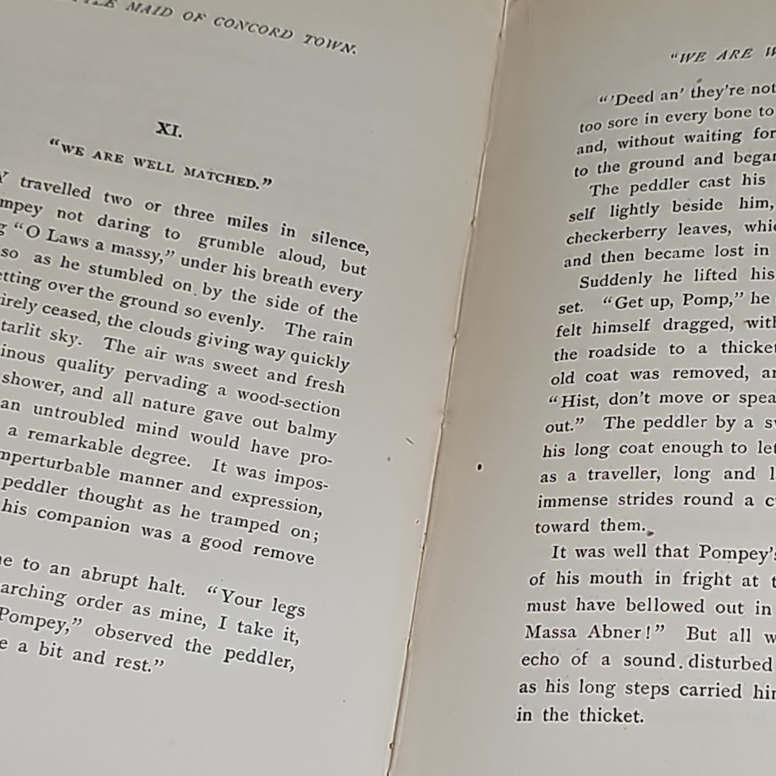 A LITTLE MAID OF CONCORD TOWN BY MARGARET SIDNEY