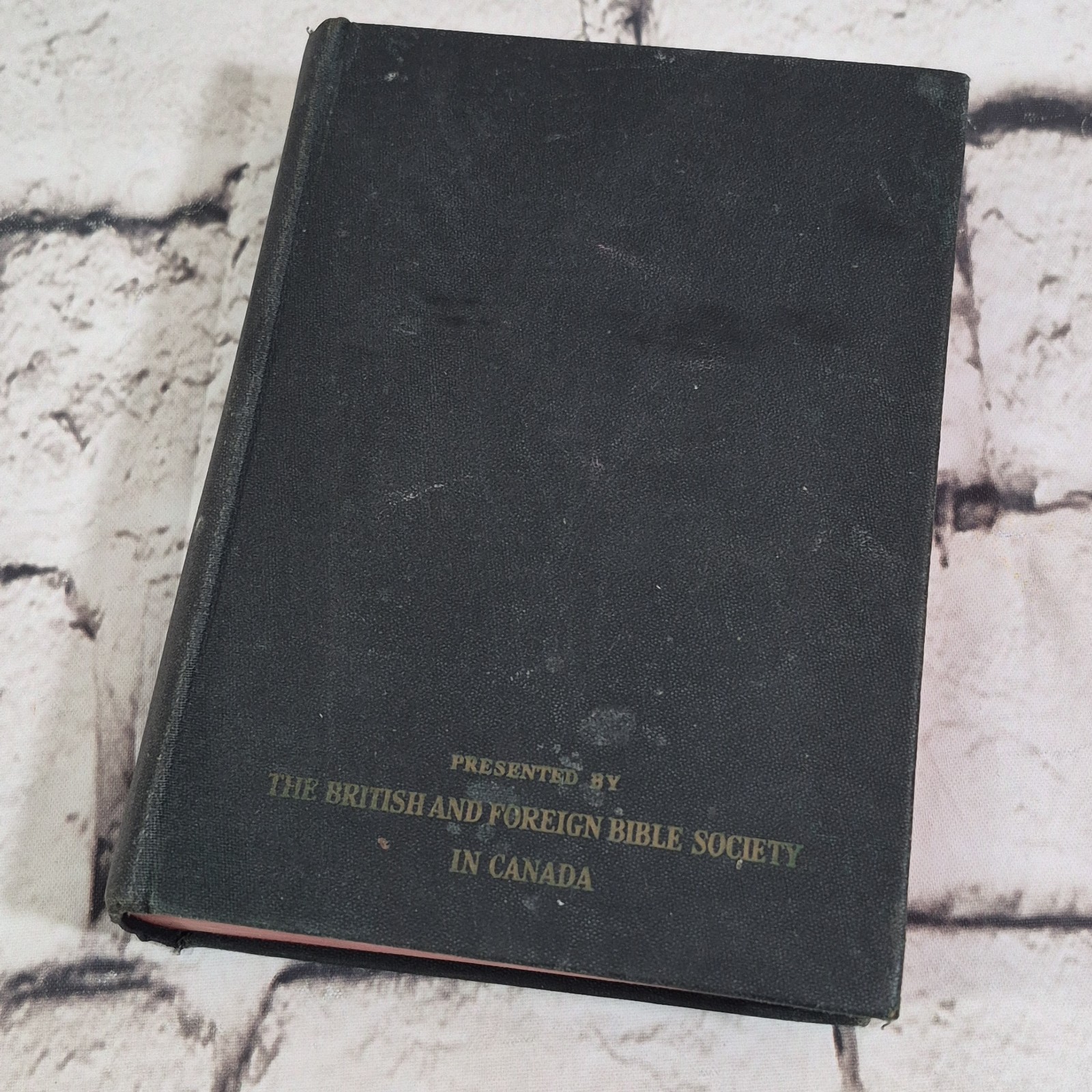 1958 Bible New and Old Testament British and Foreign Bible Society Canada