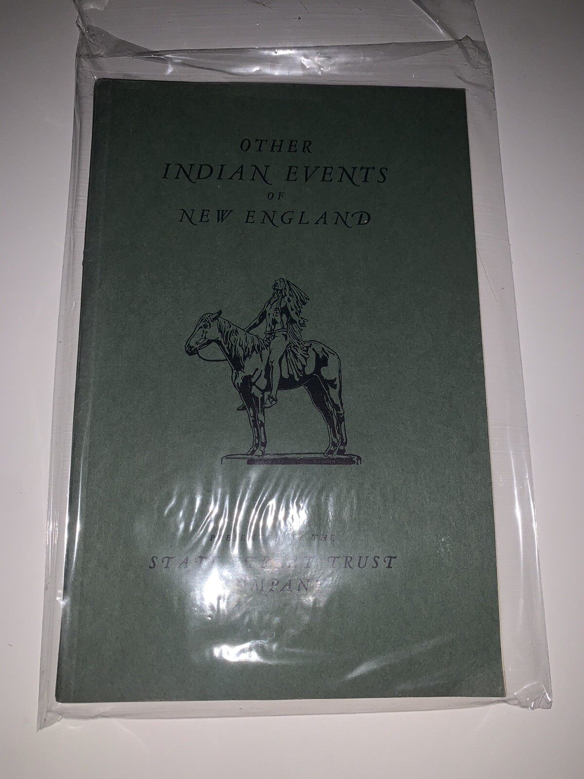 Other Indian Events of New England by State Street, Boston, 1941 – Vintage Book