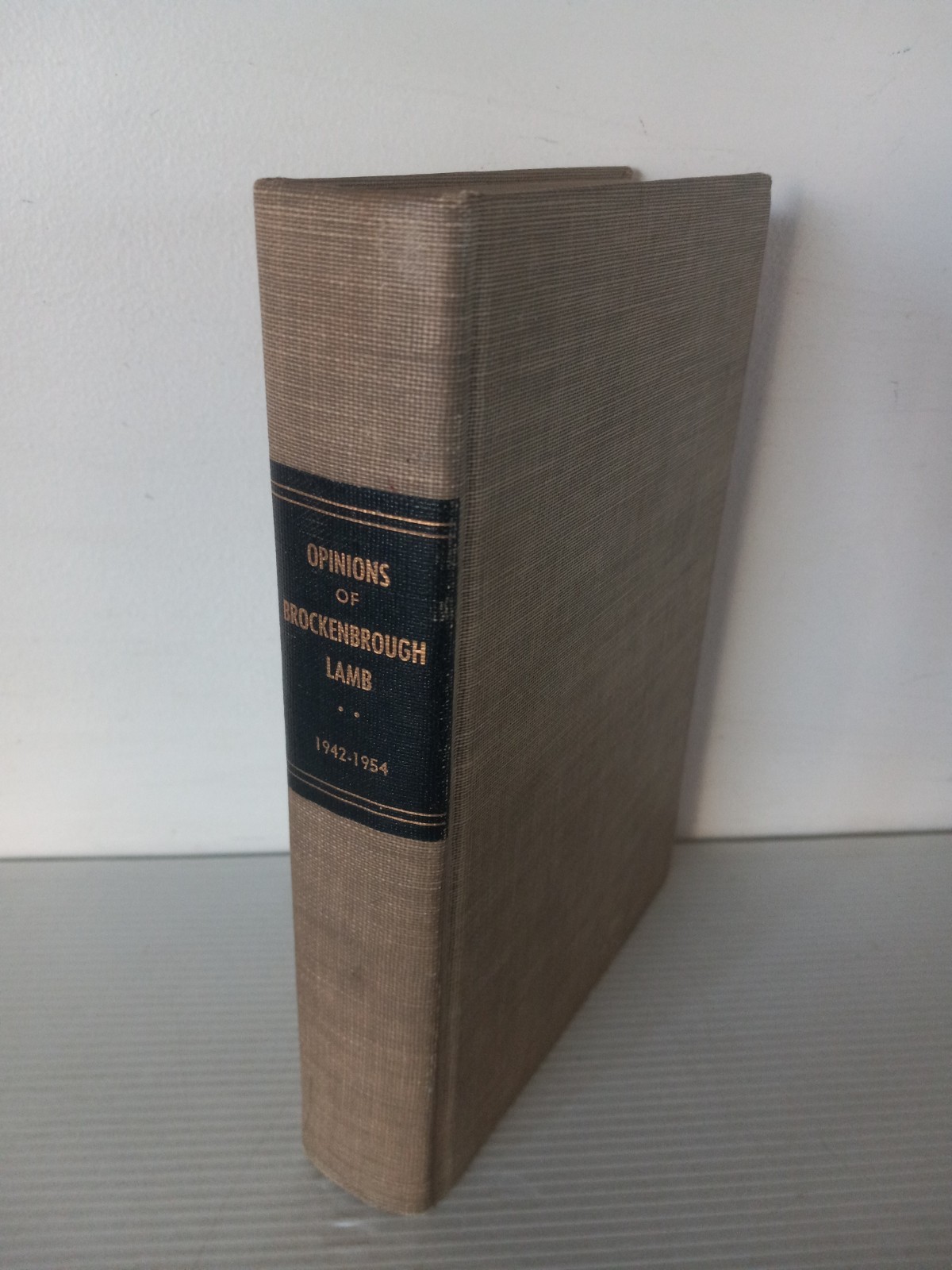 Opinions of Brockenbrough Lamb 1955-1963 Chancery Court Judge Richmond VA