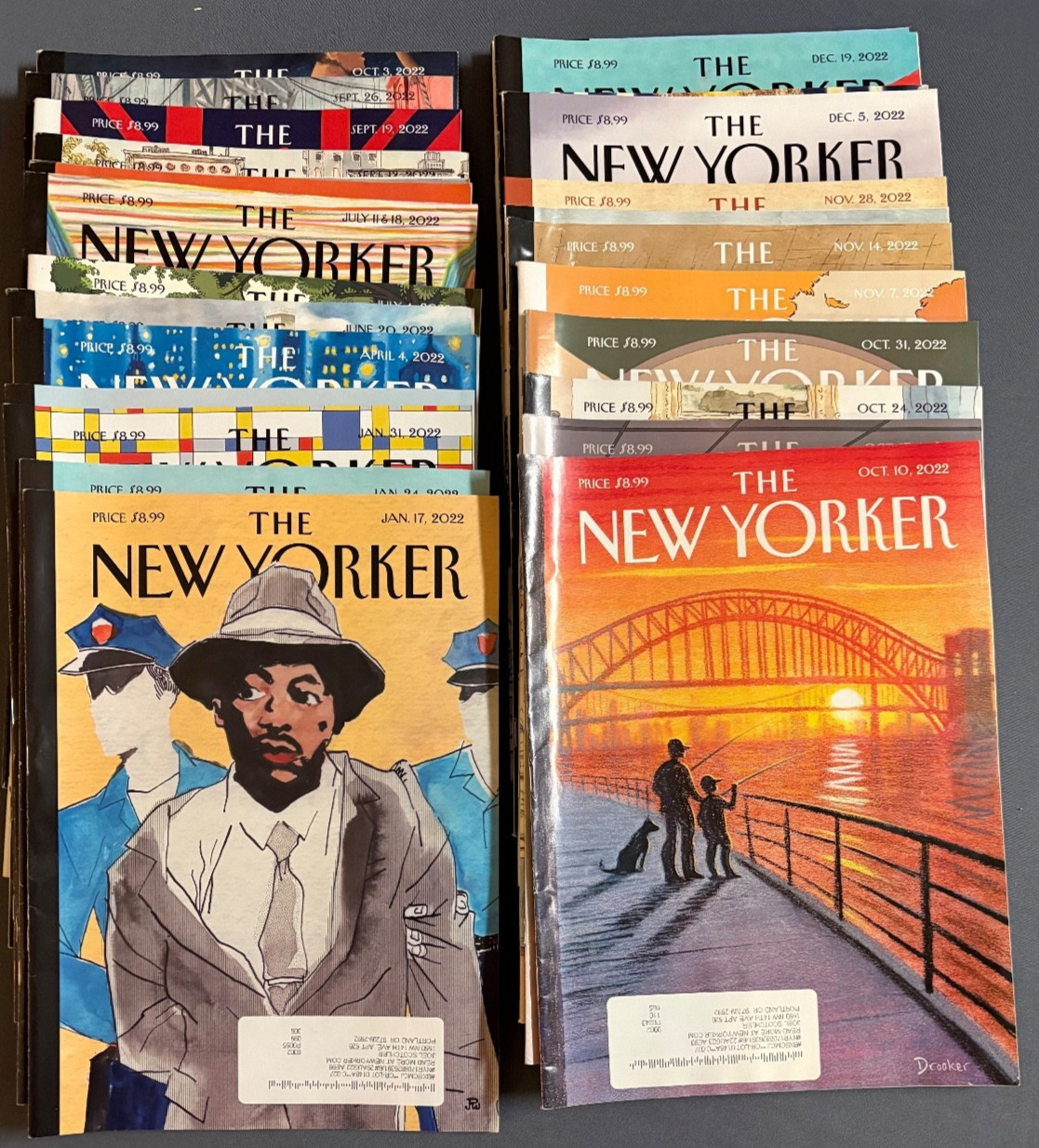 2022 New Yorker Magazine 26 Issues Subscriber Labels NEW LOW PRICE!