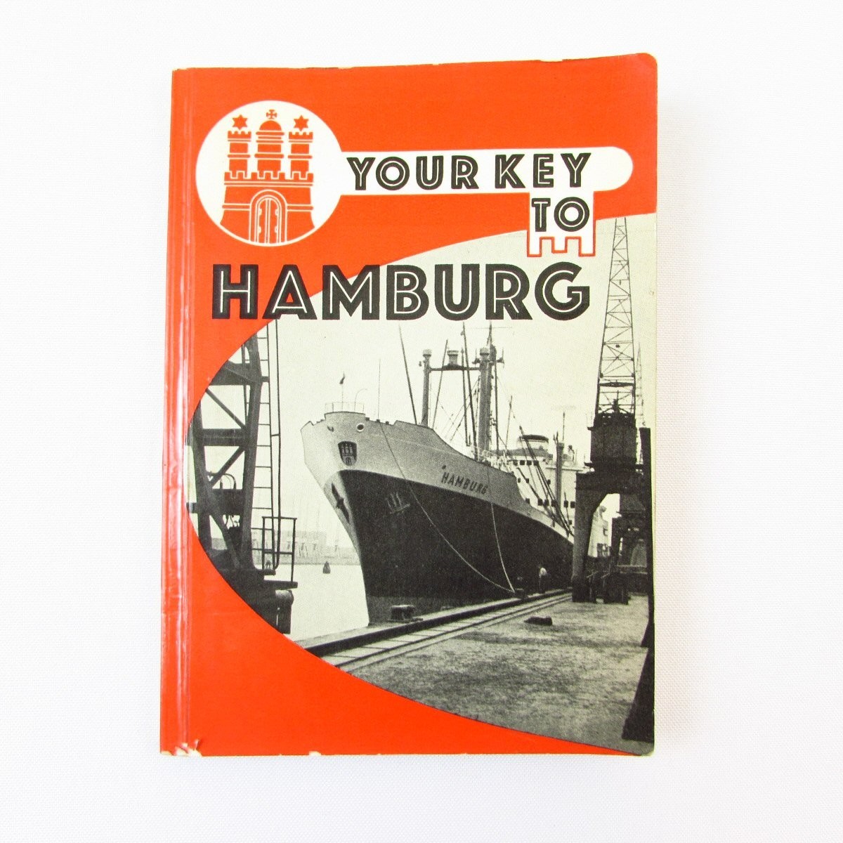 Your Key to Hamburg 1966 Neubauer Vintage PB Travel Guide with Map