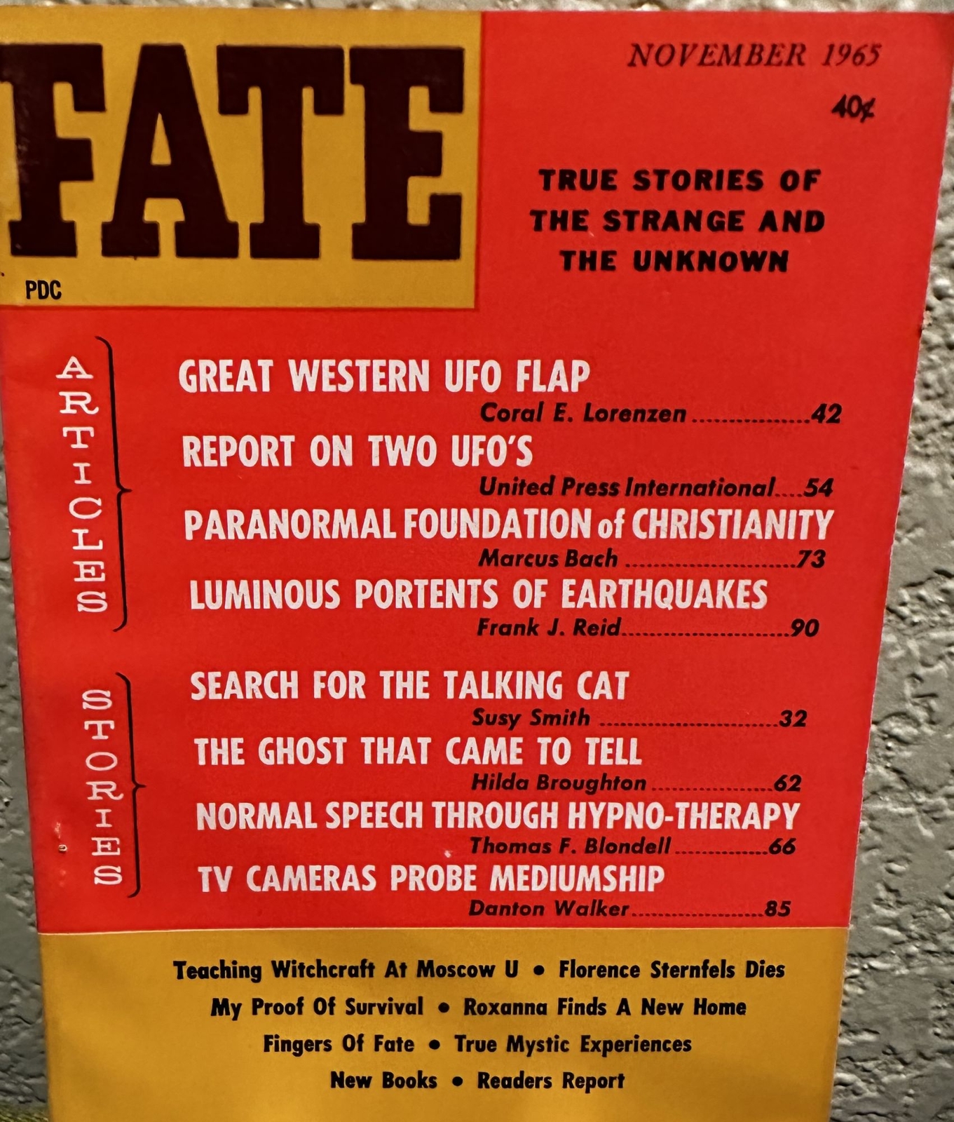 Mary Margaret Fuller / Fate Magazine True Stories of the Strange and Unknown