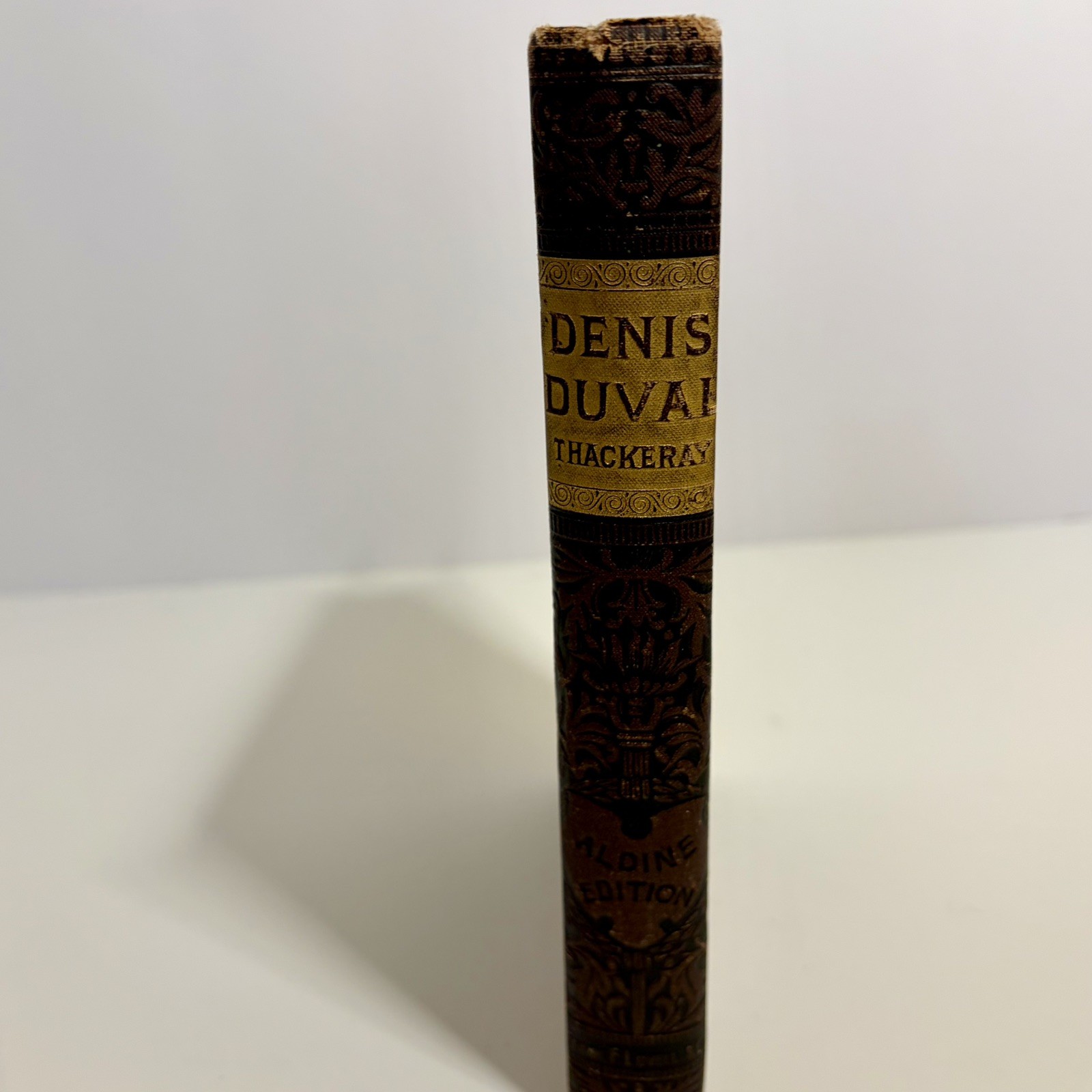 Denis Duval by William Makepeace Thackeray HC Antique Aldine Edition