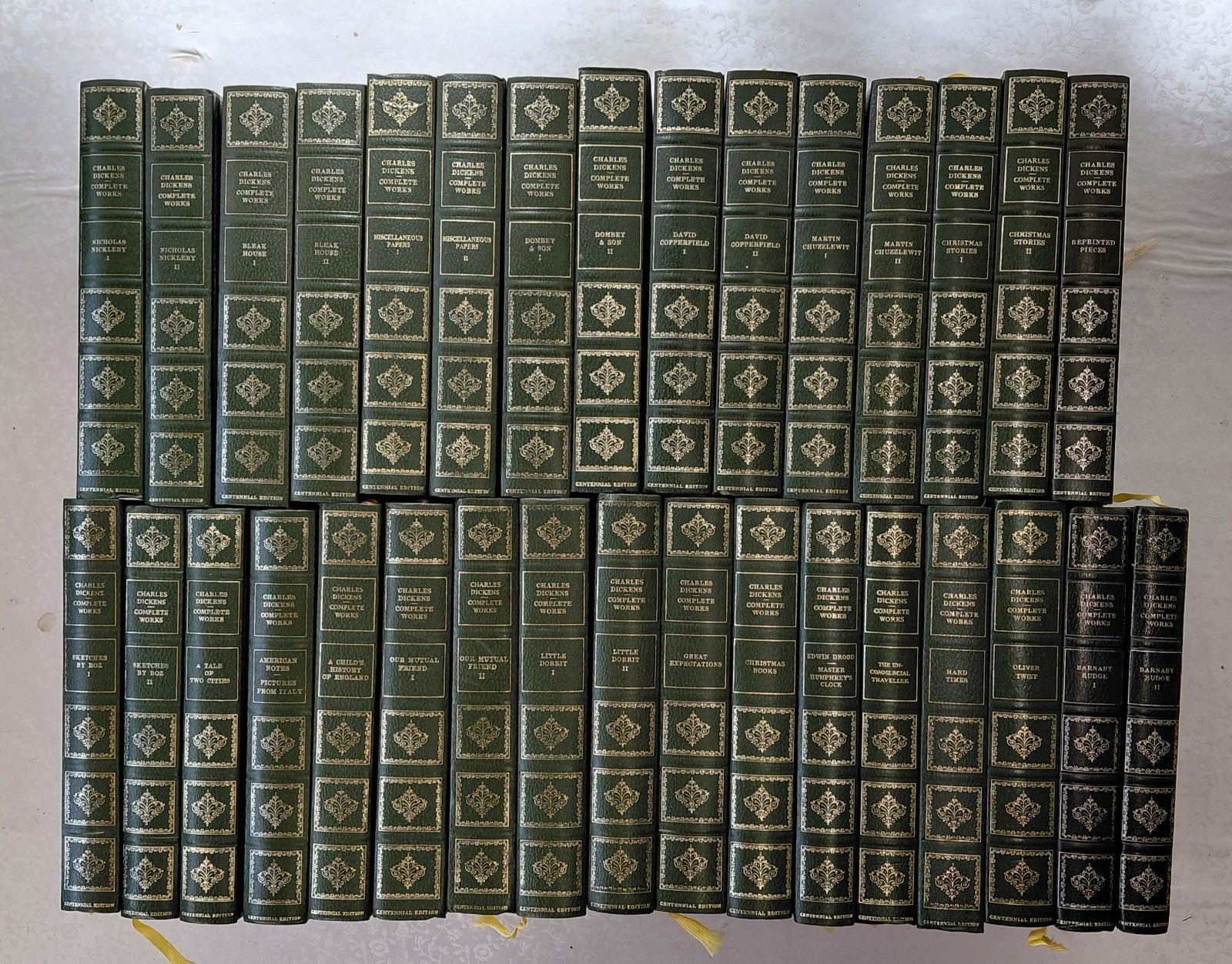 Charles Dickens Complete Works Centennial Edition 32 book collection (29 mint)