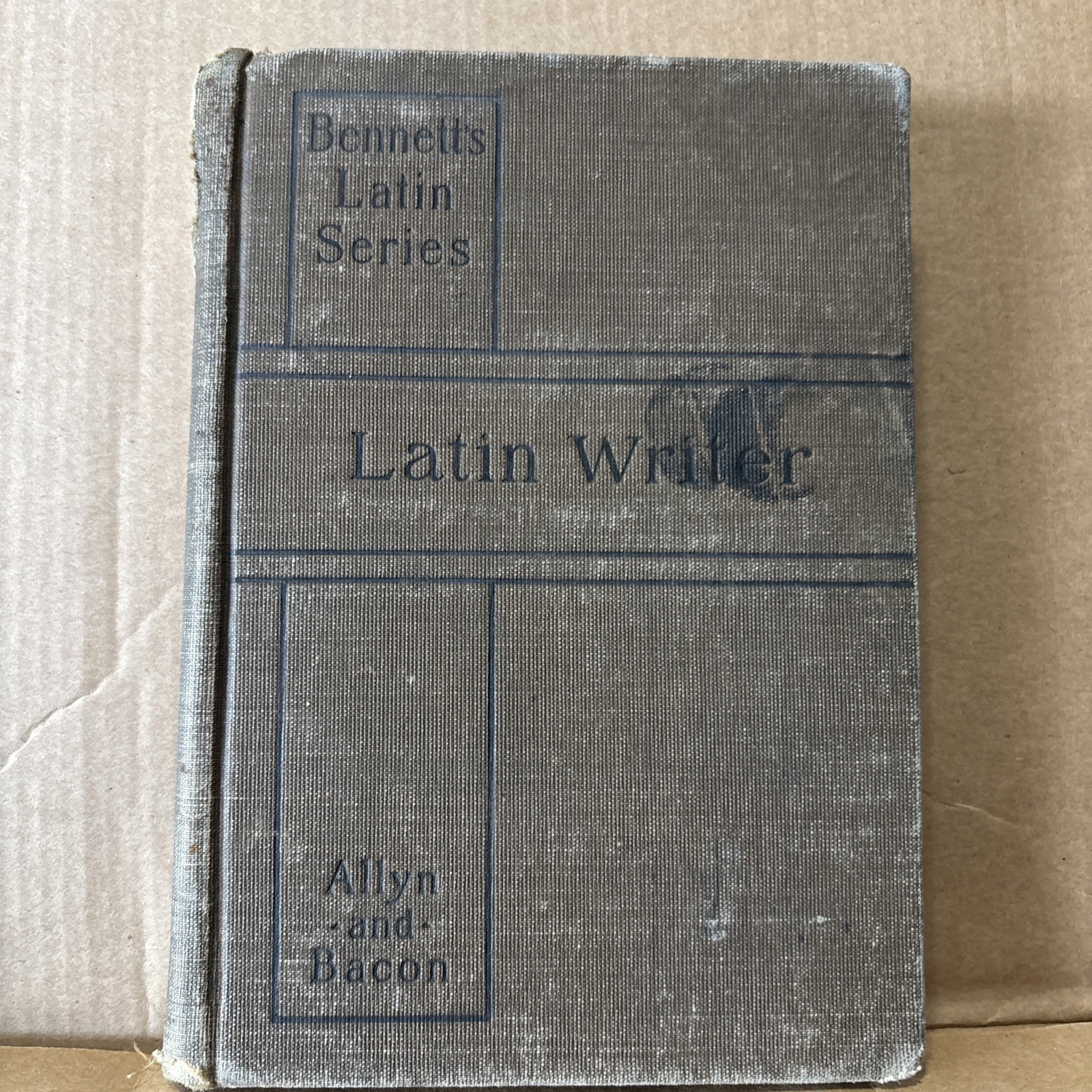Bennett’s Latin Series “Latin Writer” Allyn & Bacon Book 1905