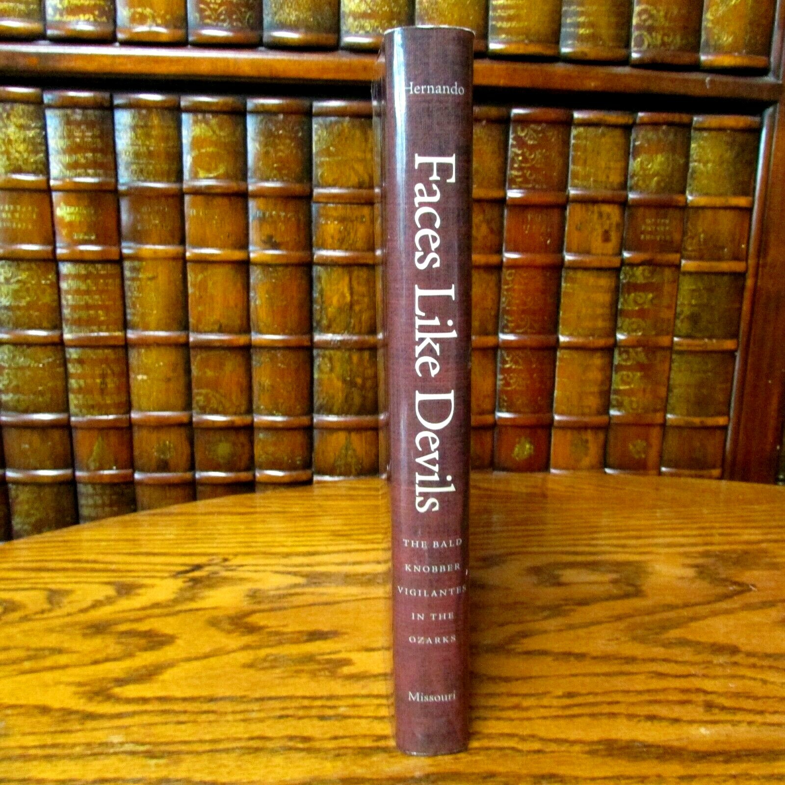 SIGNED, Faces Like Devils, Bald Knobber Vigilantes, Ozarks, Matthew J Hernando