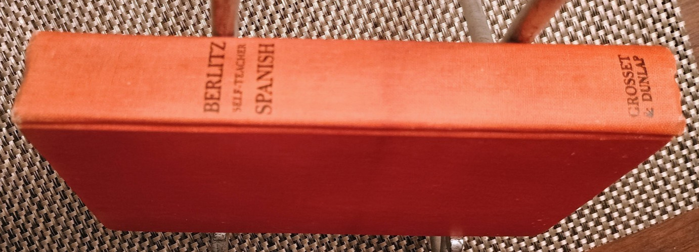 *1949* Berlitz Self Teacher Spanish by Charles Berlitz | HC