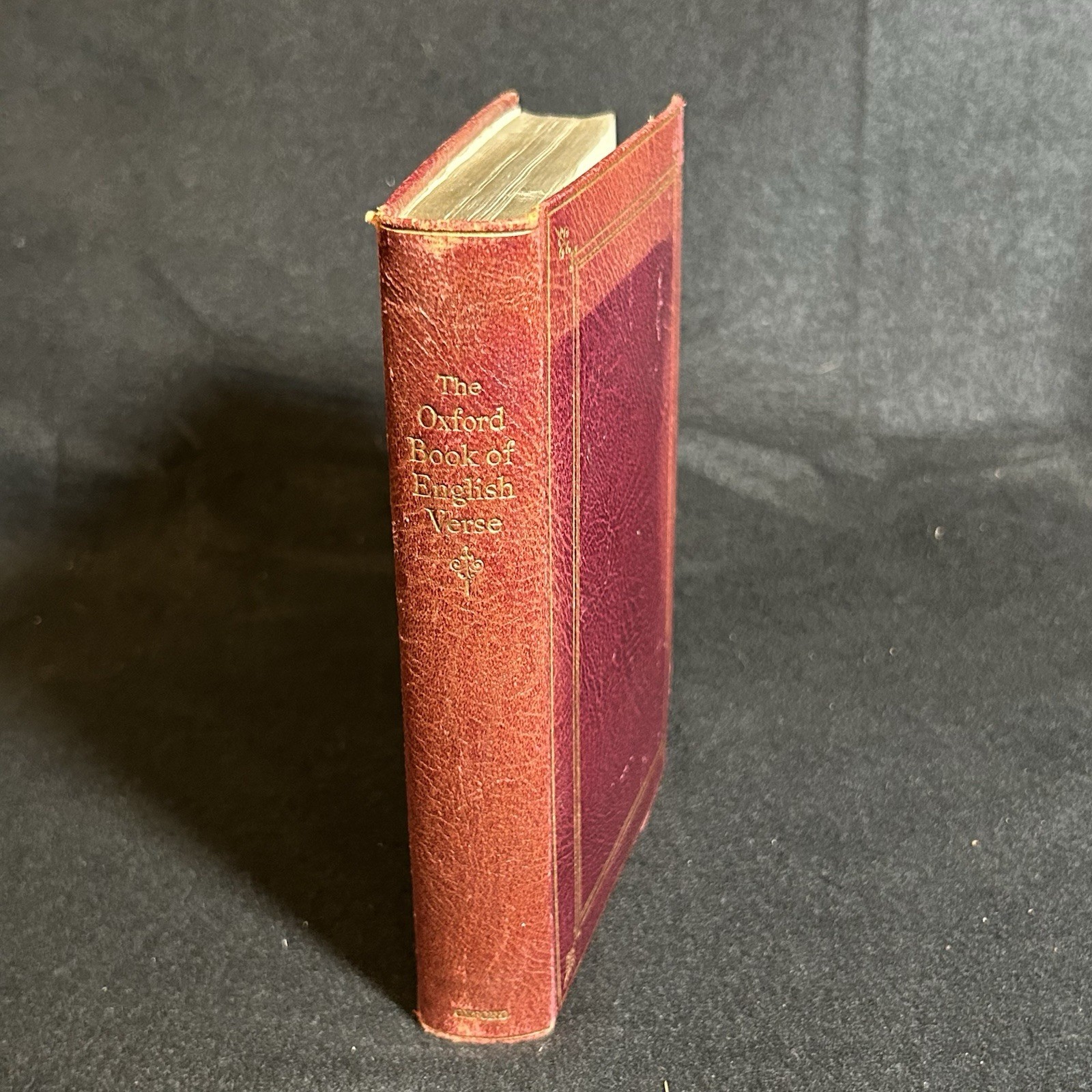 The Oxford Book Of English Verse 1250-1900 Edited By Arthur Quiller-Couch 1930