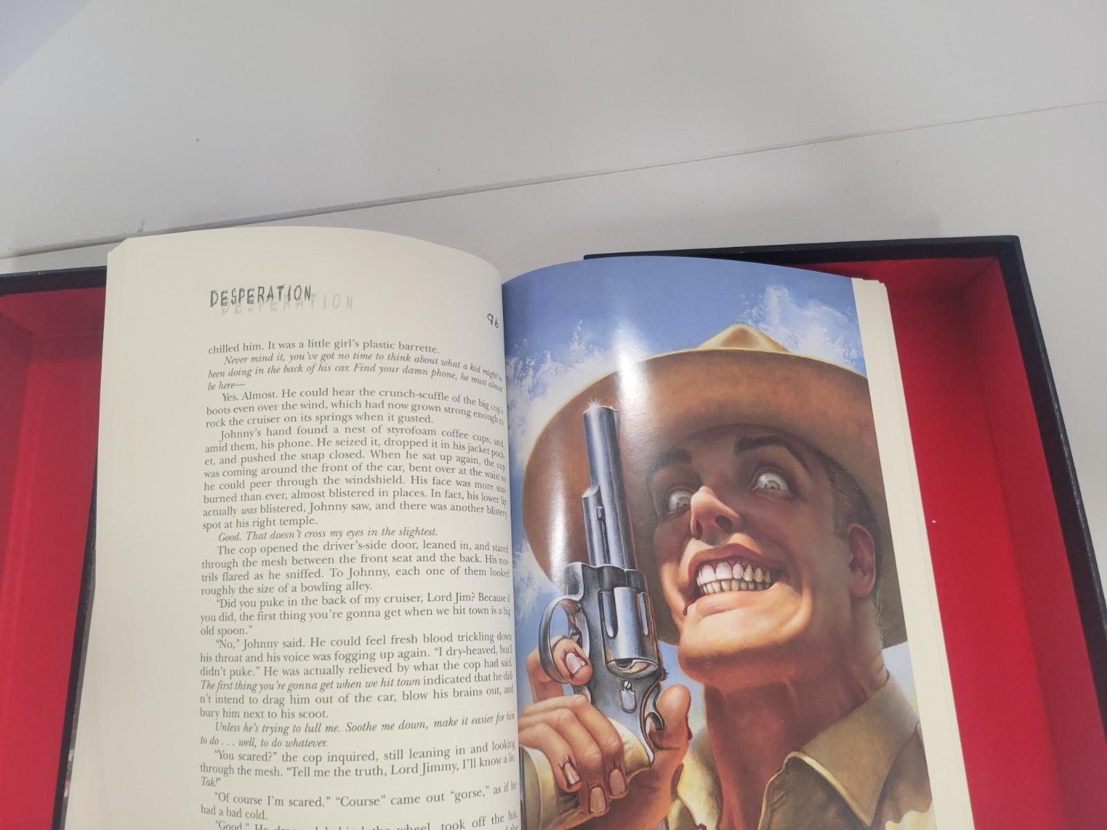 Stephen King DESPERATION Signed Limited First Edition Grant Leather Bound