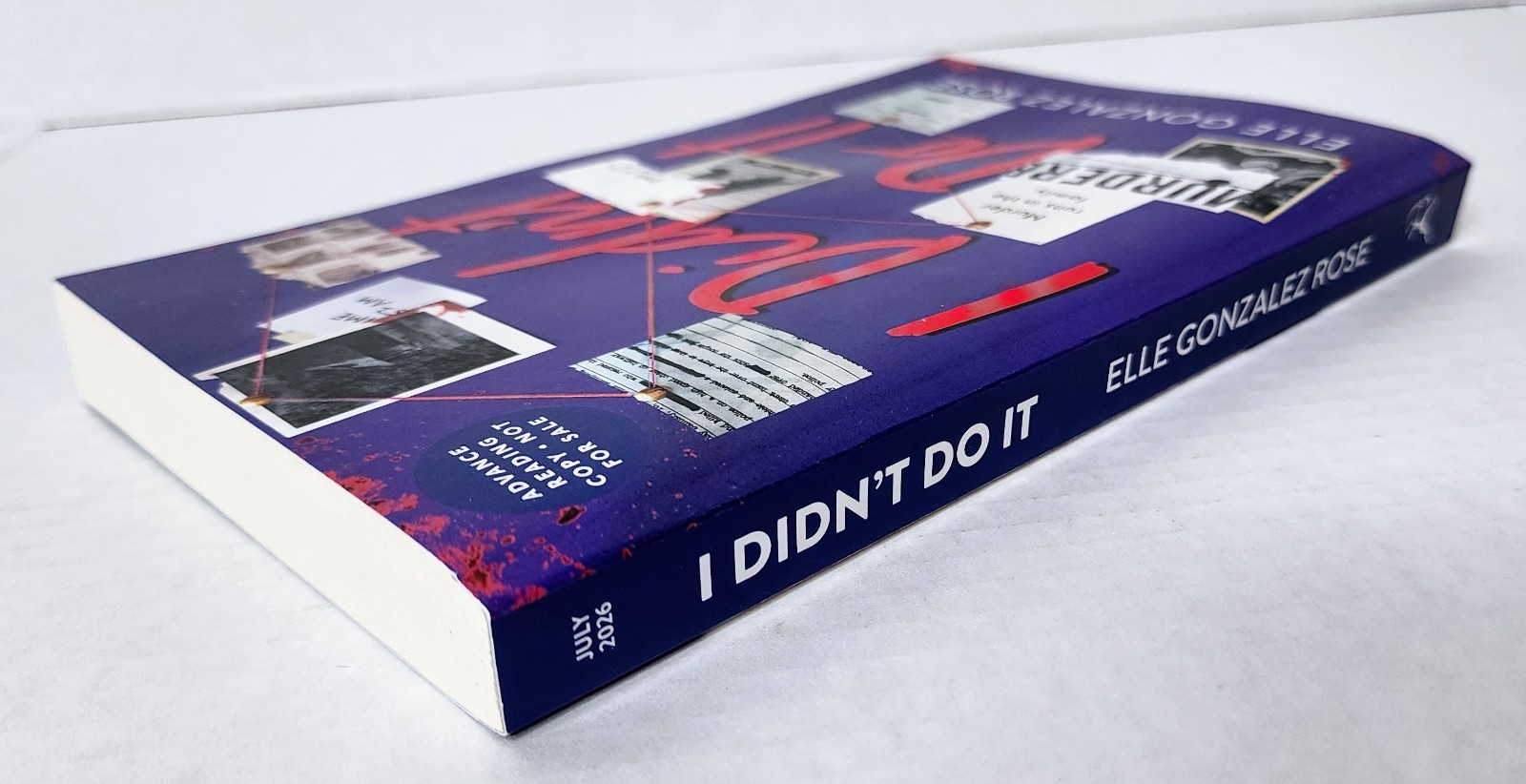 I Didn’t Do It ARC Uncorrected Proof Elle Gonzalez Rose YA 2026 Paperback
