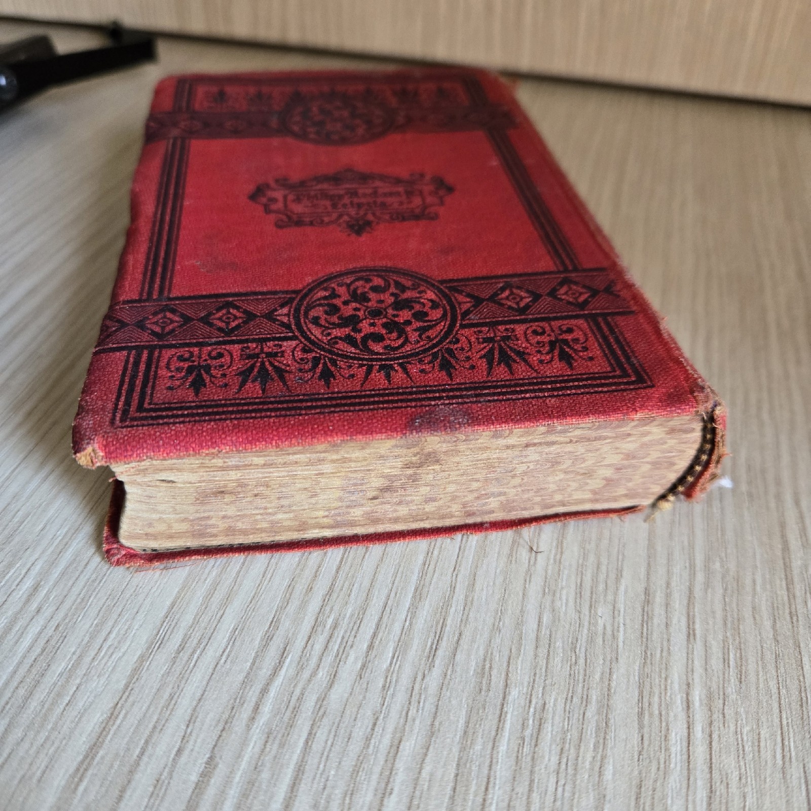 Antique French German Pocket Dictionary Köhler Reclam Leipzig c1900 Fraktur