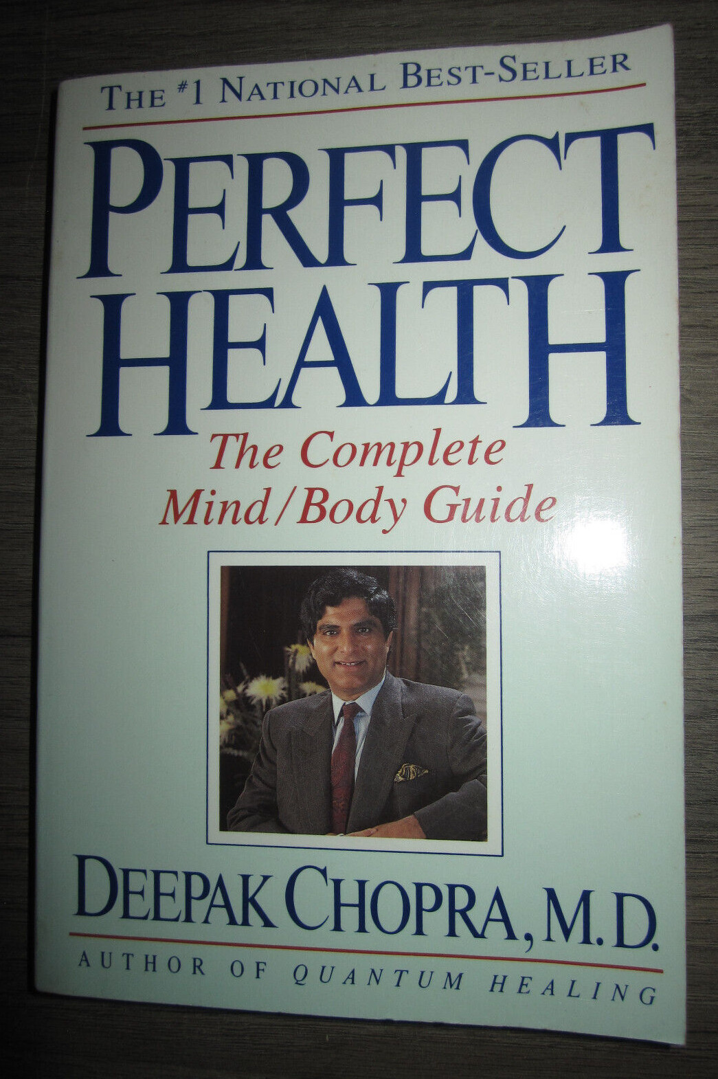 Vtg PB book, Perfect Health, The Complete Mind/Body Guide by Deepak Chopra, 1991