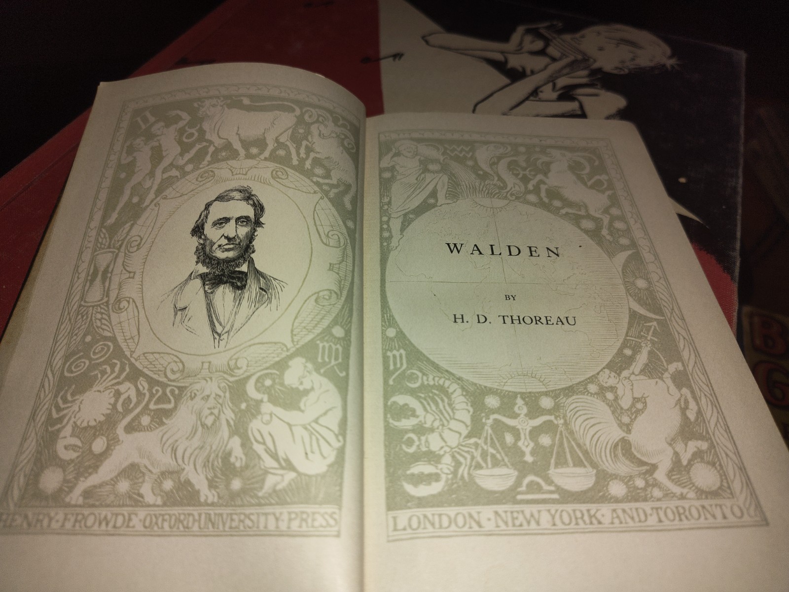 Walden Henry David Thoreau Antiquarian Book Henry Frowde Oxford University Press