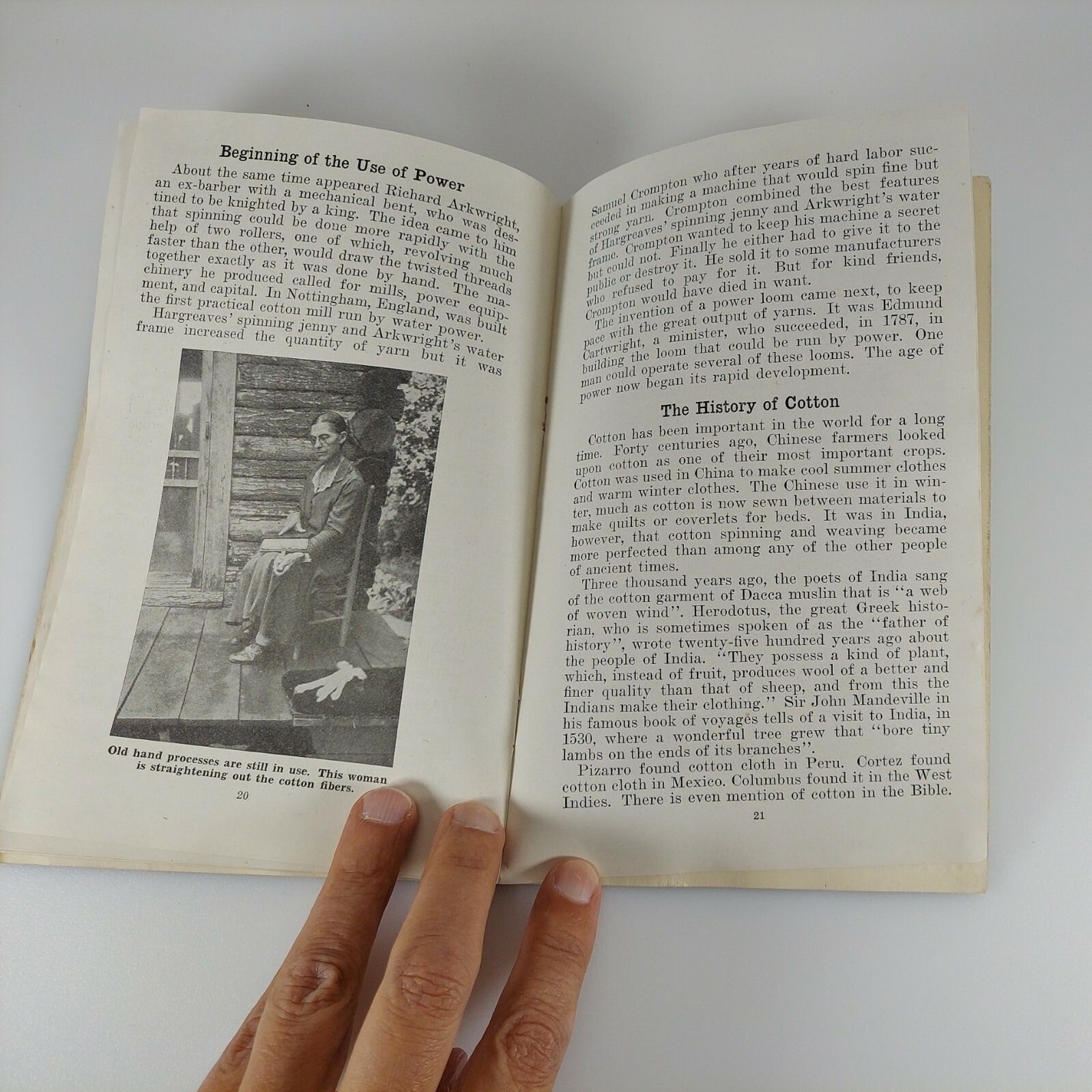 Cotton, Sallie B. Marks, Unit Study Book No. 506, 1942 Education Book