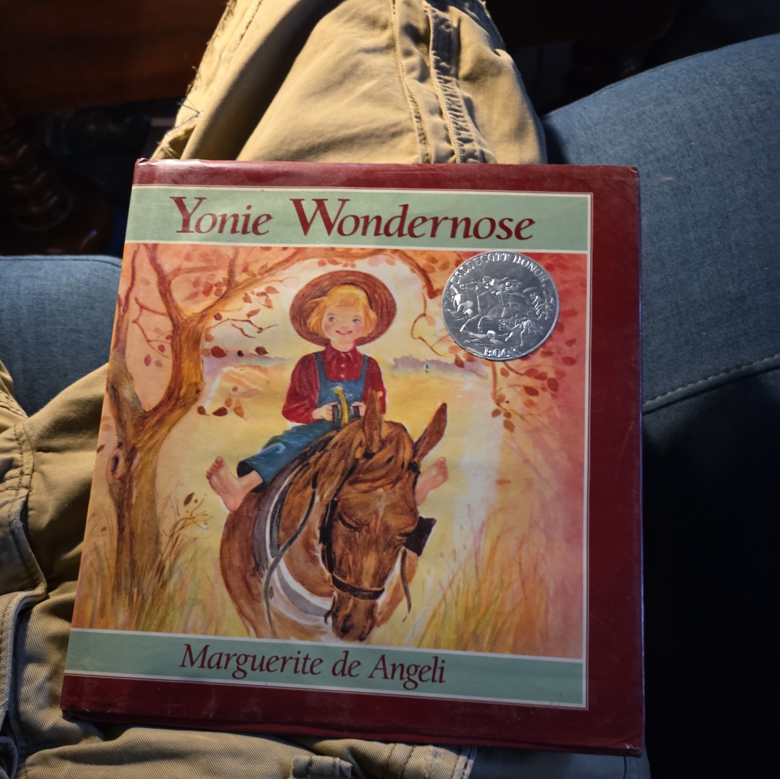 1944 First Edition Illustrated Yonie Wondernose by Marguerite De Angeli