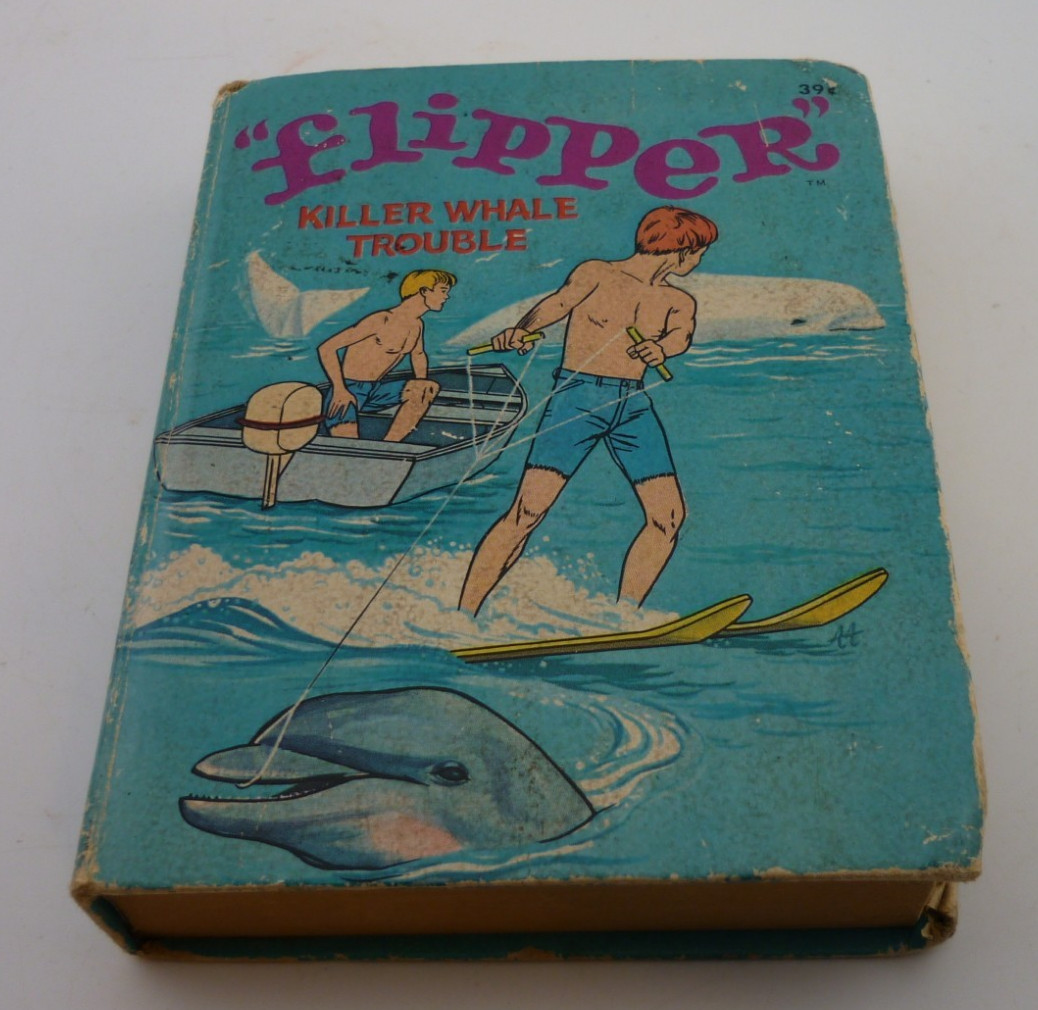 1967 Whitman Big Little Book Flipper Killer Whale Trouble George S Elrick HC