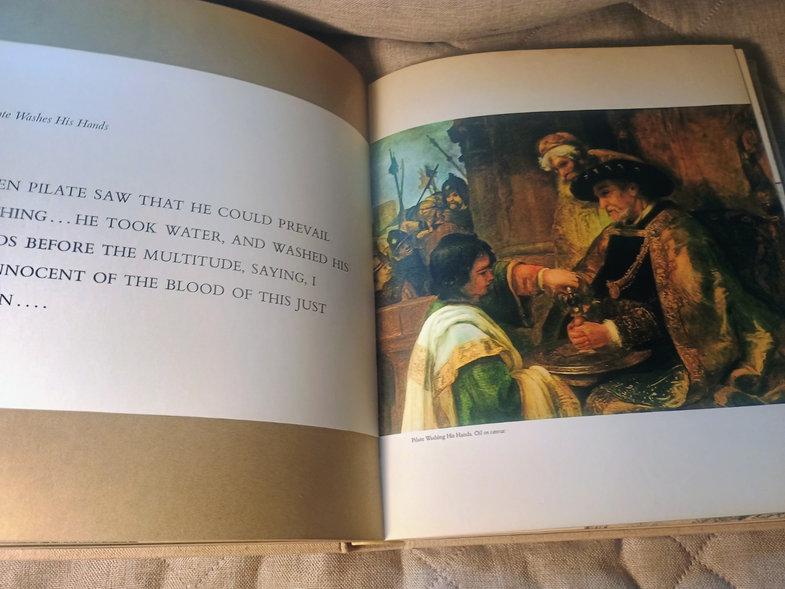 Rembrandt’s Life of Christ by Owen S. Rachleff Large COFFEE TABLE BOOK